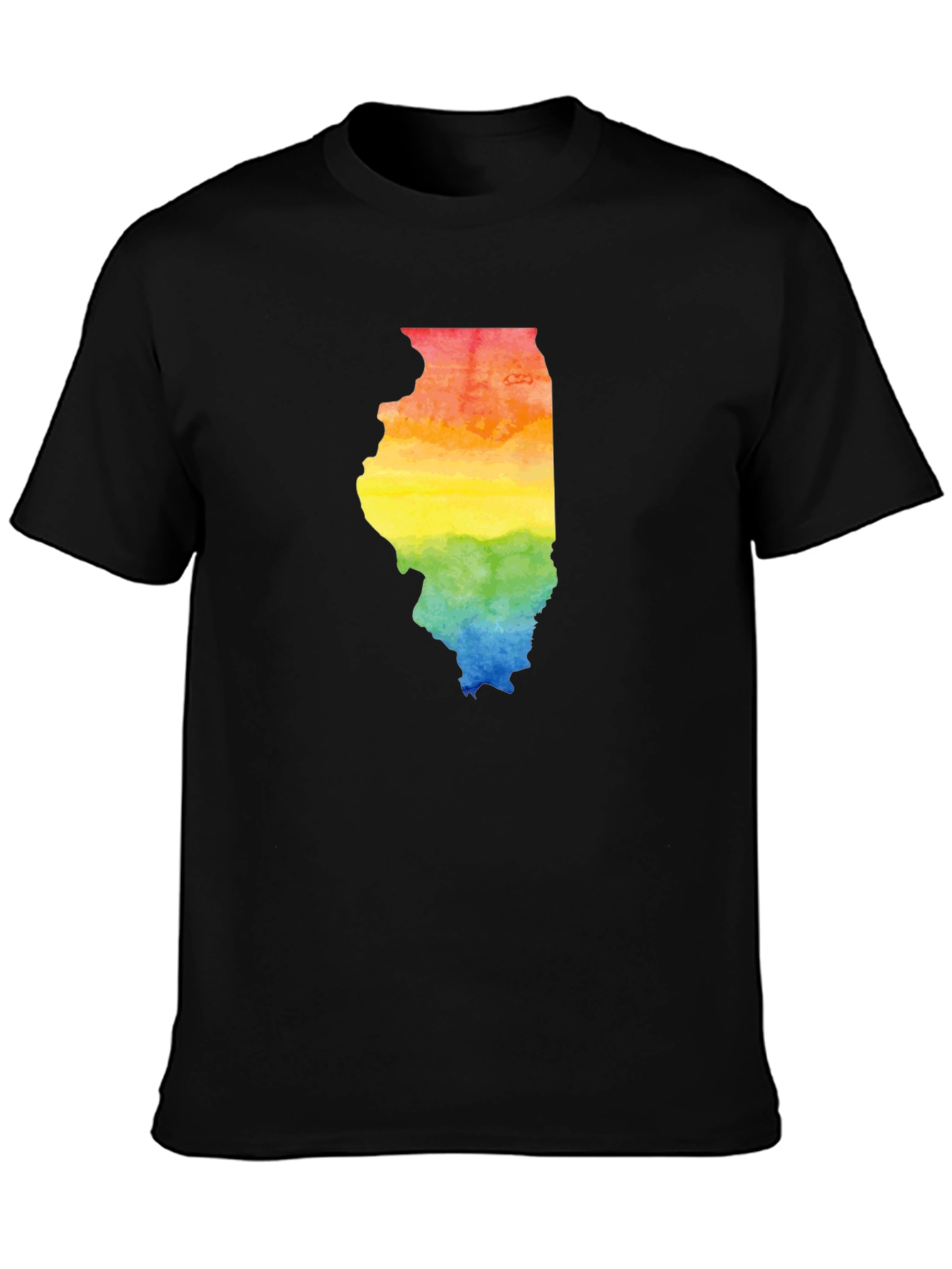 Rainbow Illinois State Pride T-Shirt