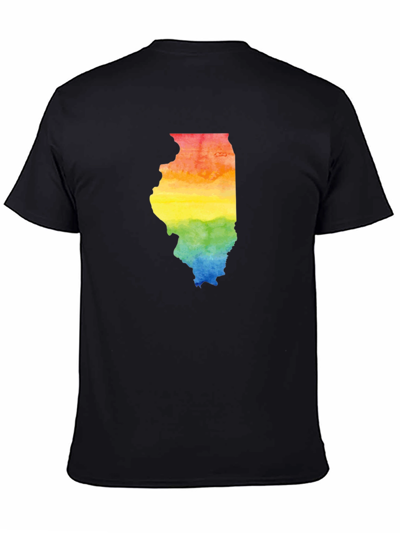 Rainbow Illinois State Pride T-Shirt
