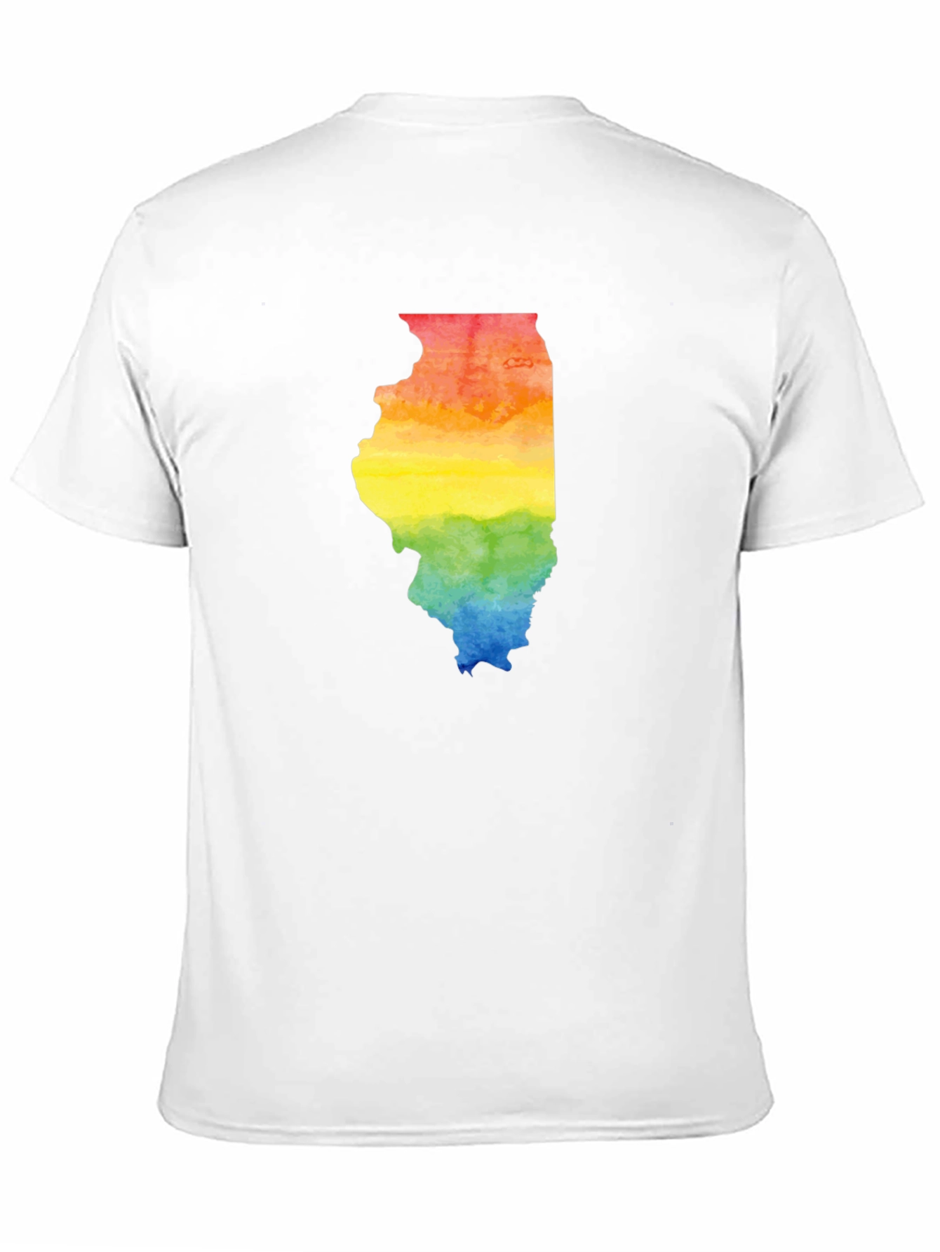Rainbow Illinois State Pride T-Shirt