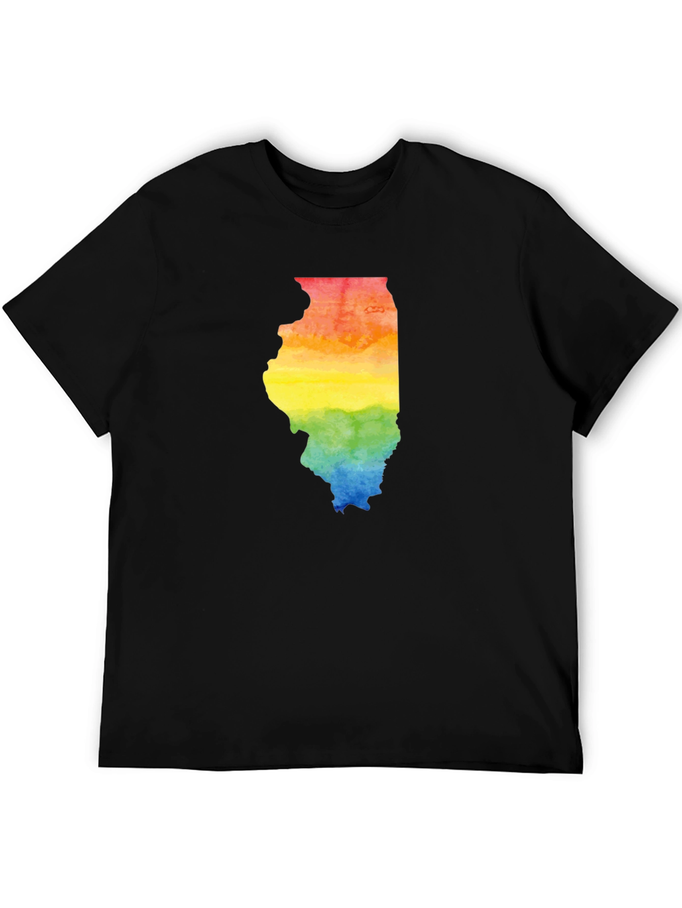 Rainbow Illinois State Pride T-Shirt