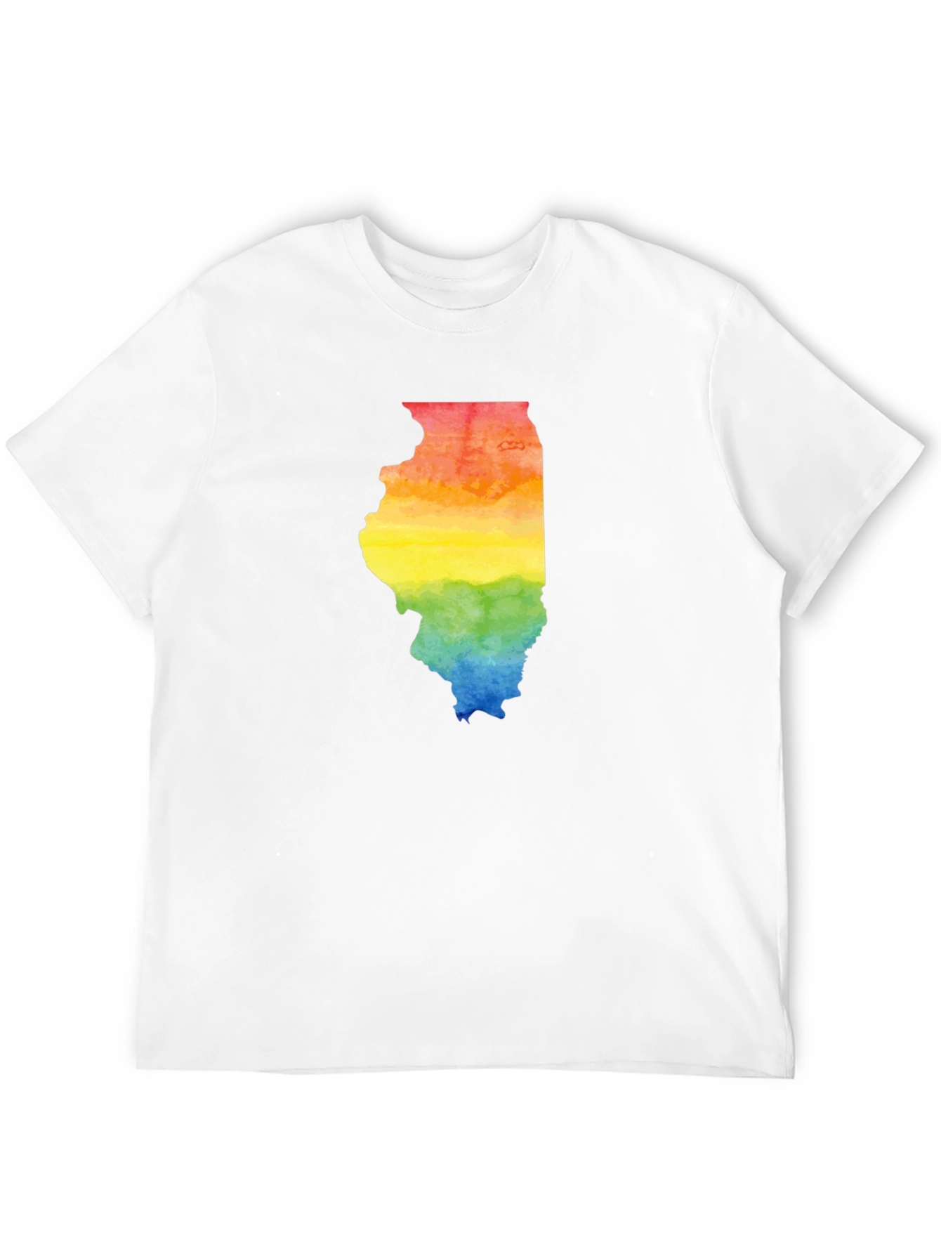 Rainbow Illinois State Pride T-Shirt