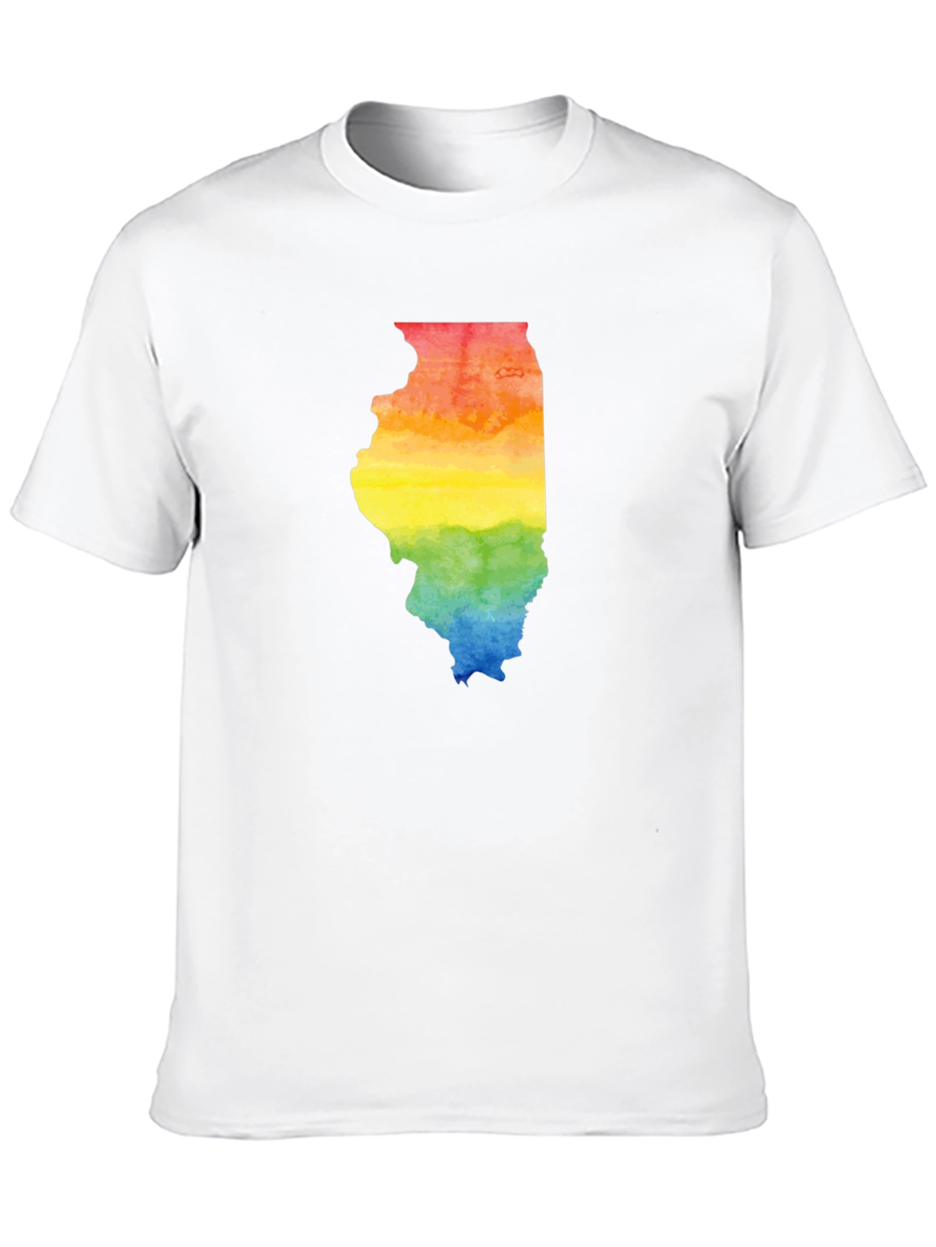 Rainbow Illinois State Pride T-Shirt