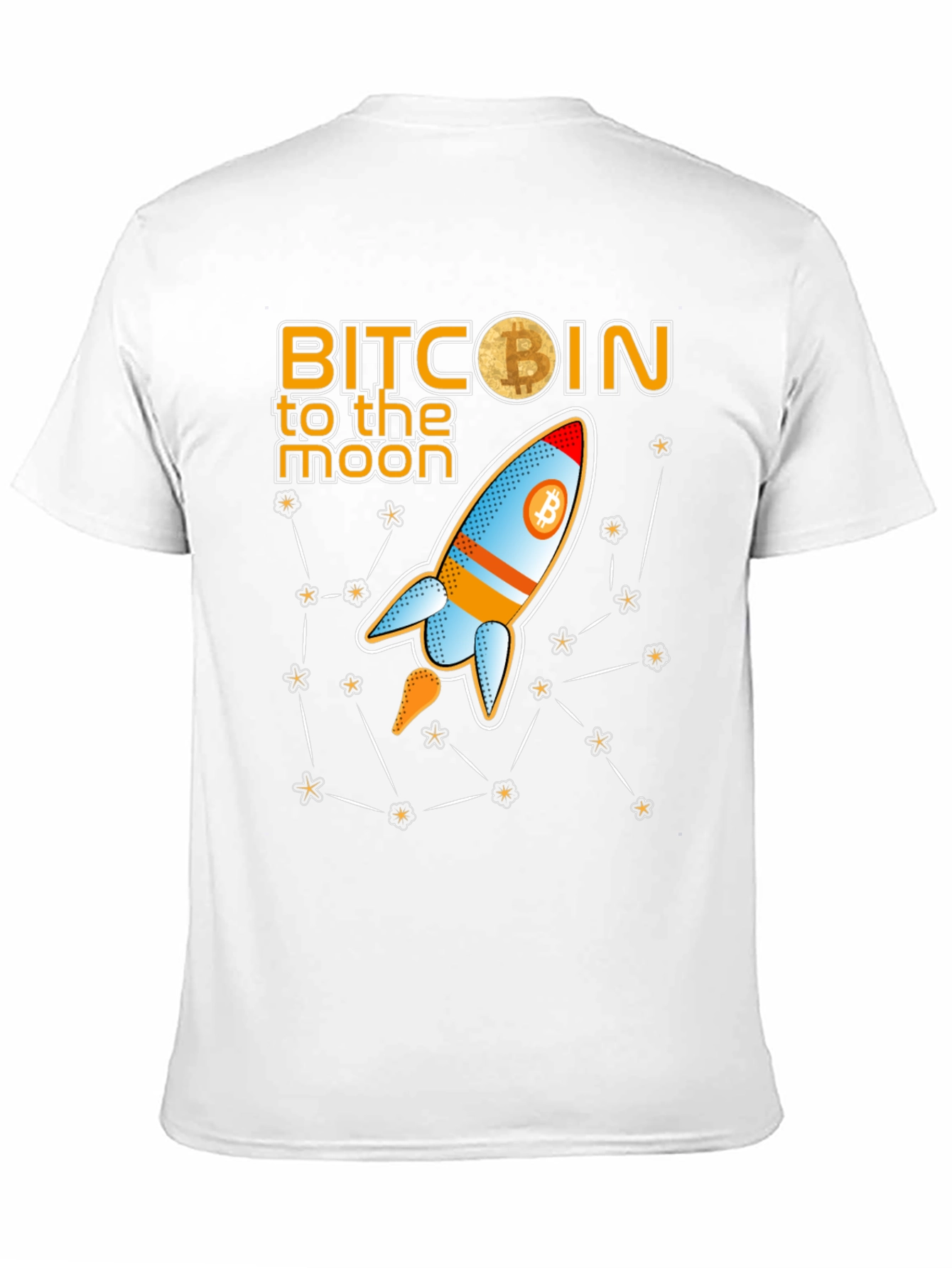 Bitcoin to the Moon Graphic T-Shirt