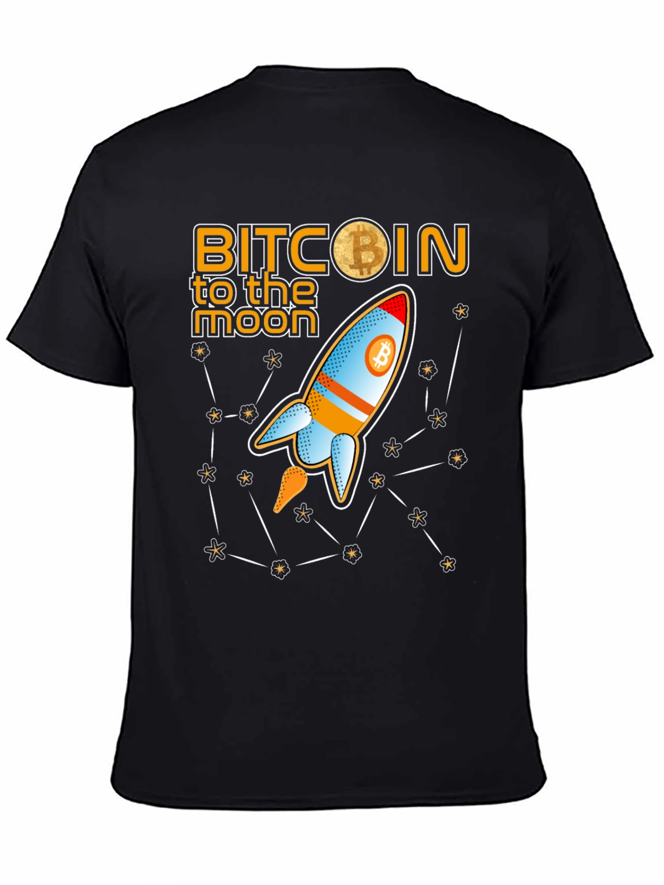 Bitcoin to the Moon Graphic T-Shirt