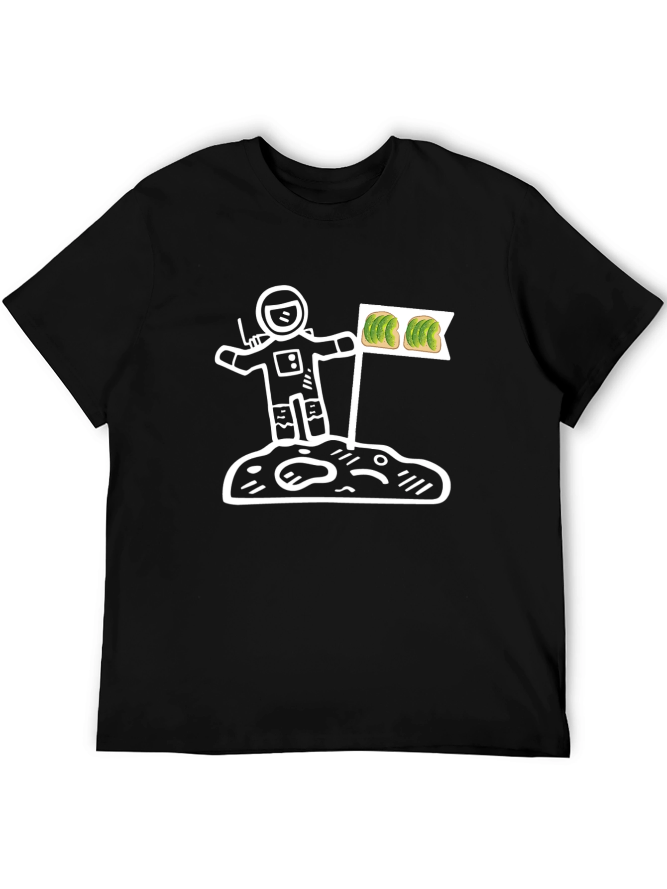 Astronaut Avocado Toast T-Shirt - Space Foodie Tee