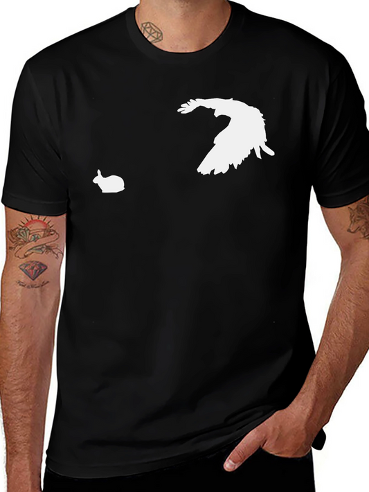 Eagle and Rabbit Black T-Shirt