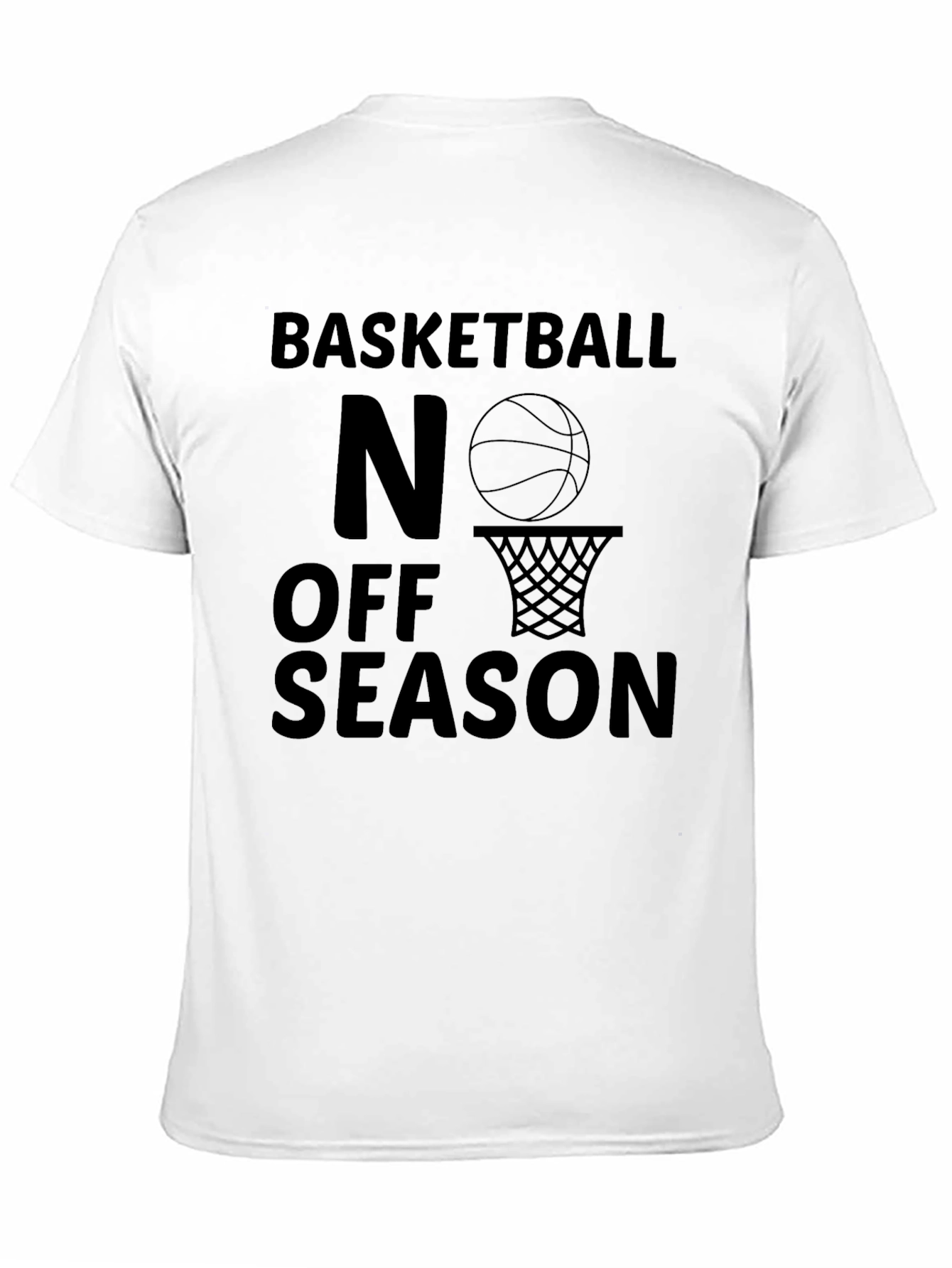 Basketball No Off Season Black T-Shirt