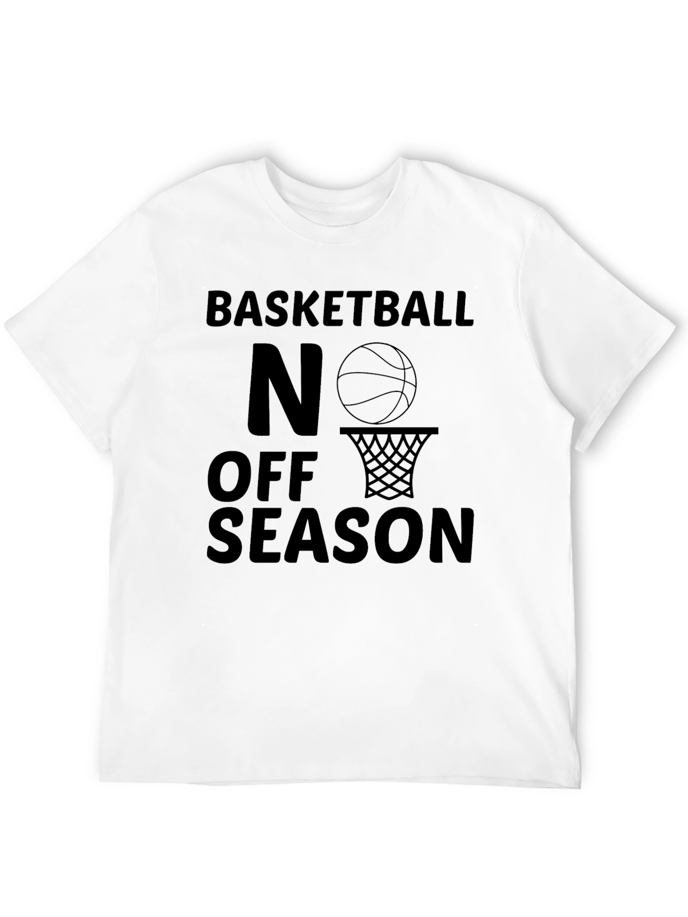 Basketball No Off Season Black T-Shirt
