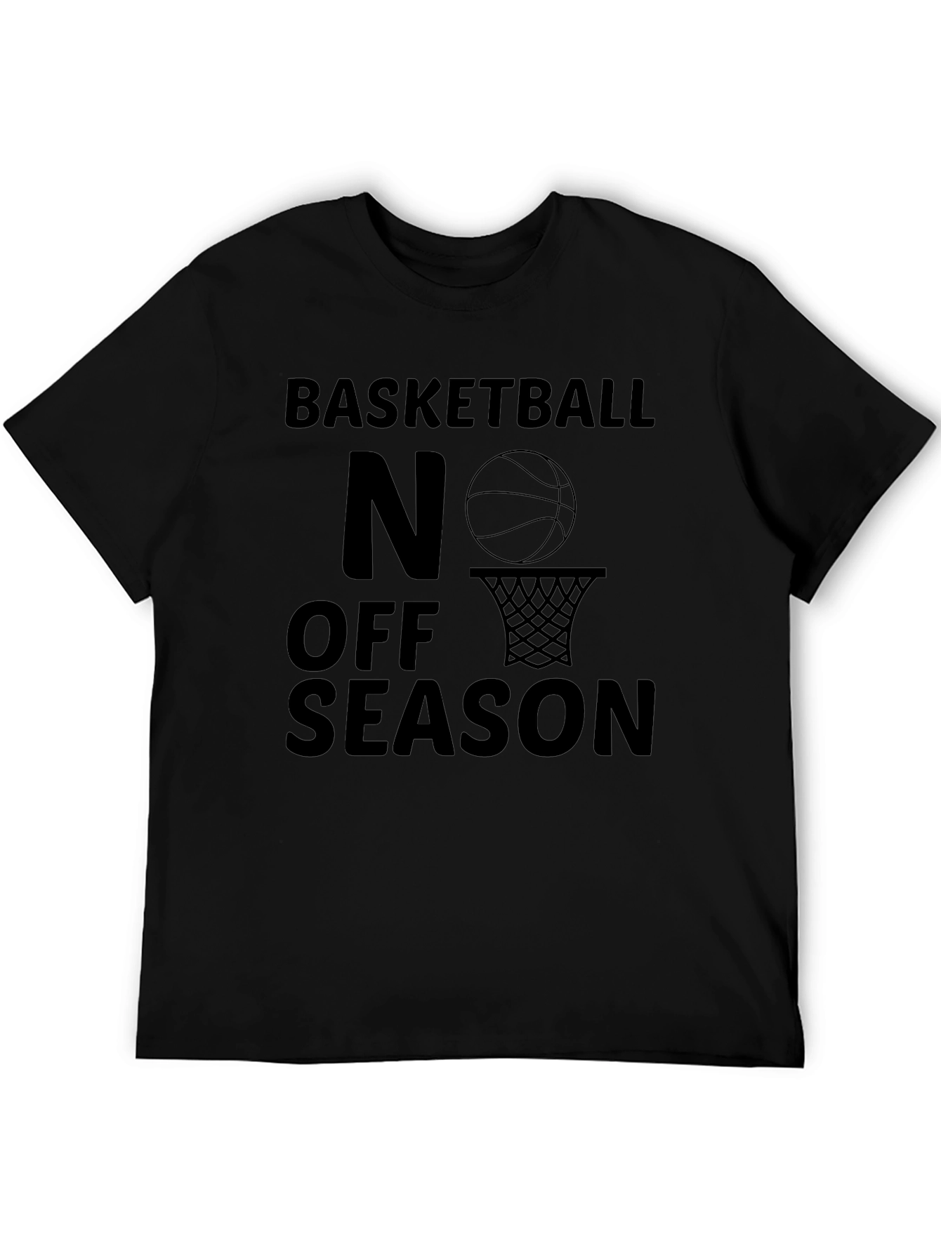 Basketball No Off Season Black T-Shirt