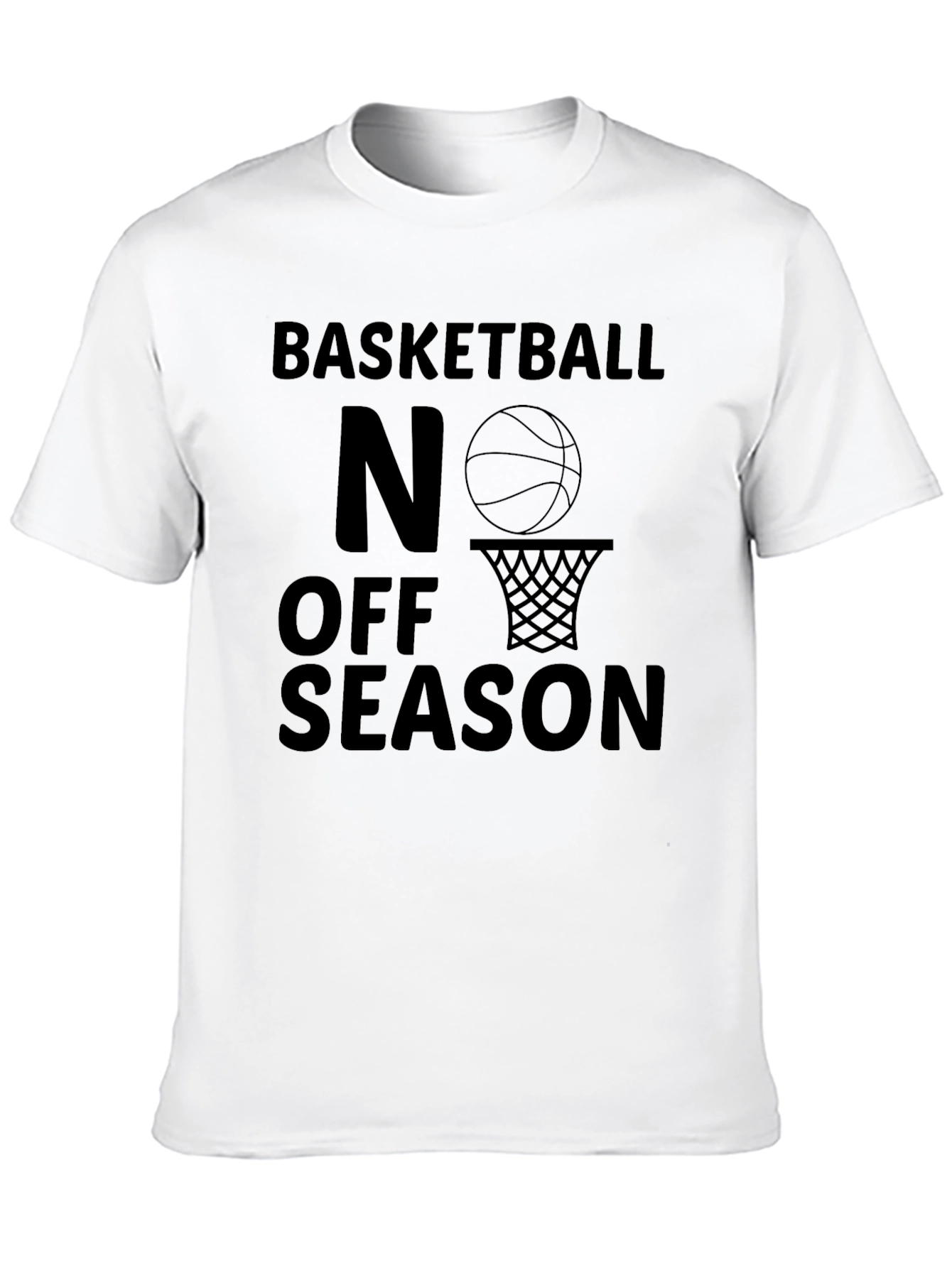 Basketball No Off Season Black T-Shirt
