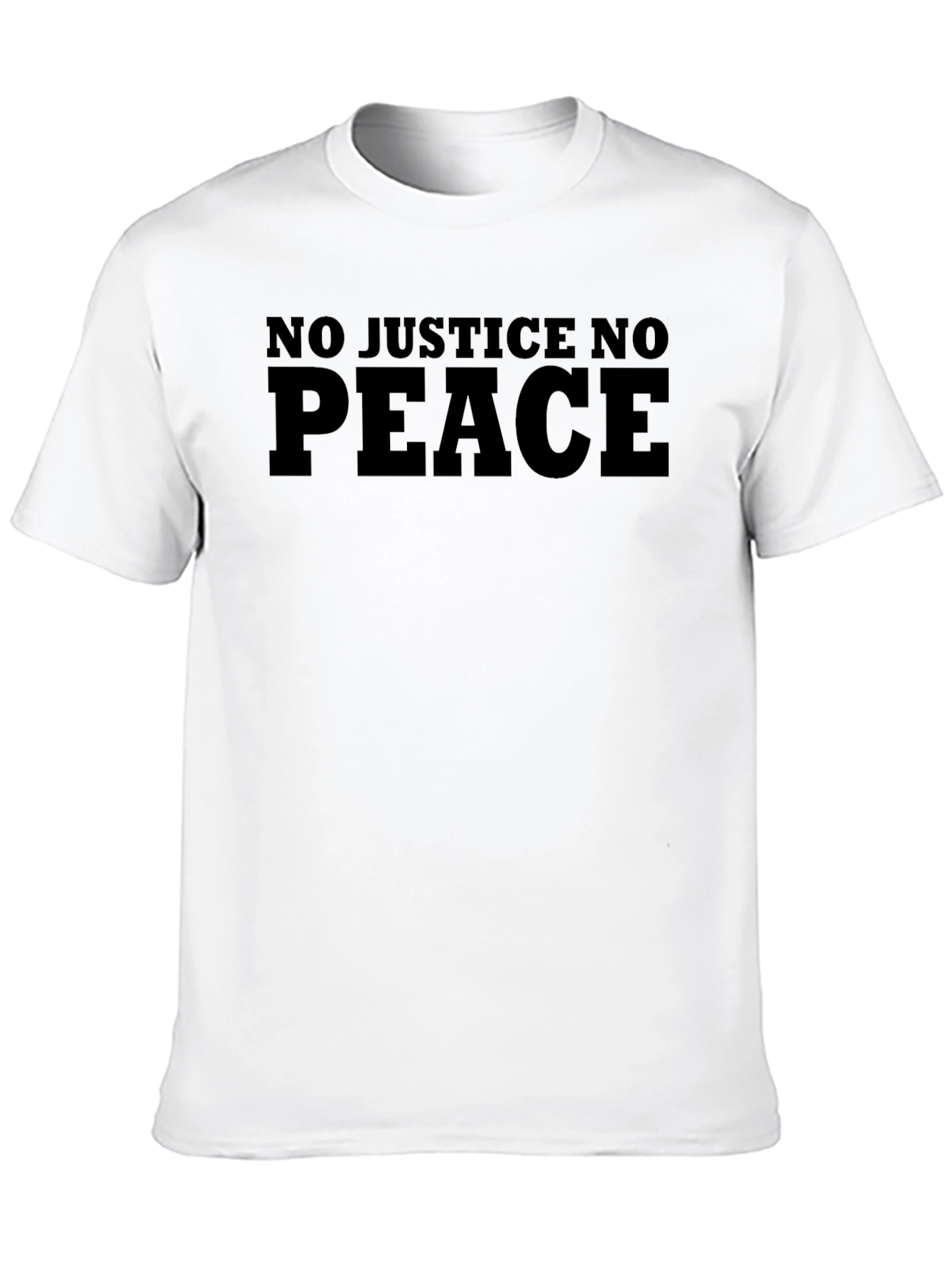 No Justice No Peace Black Graphic Tee