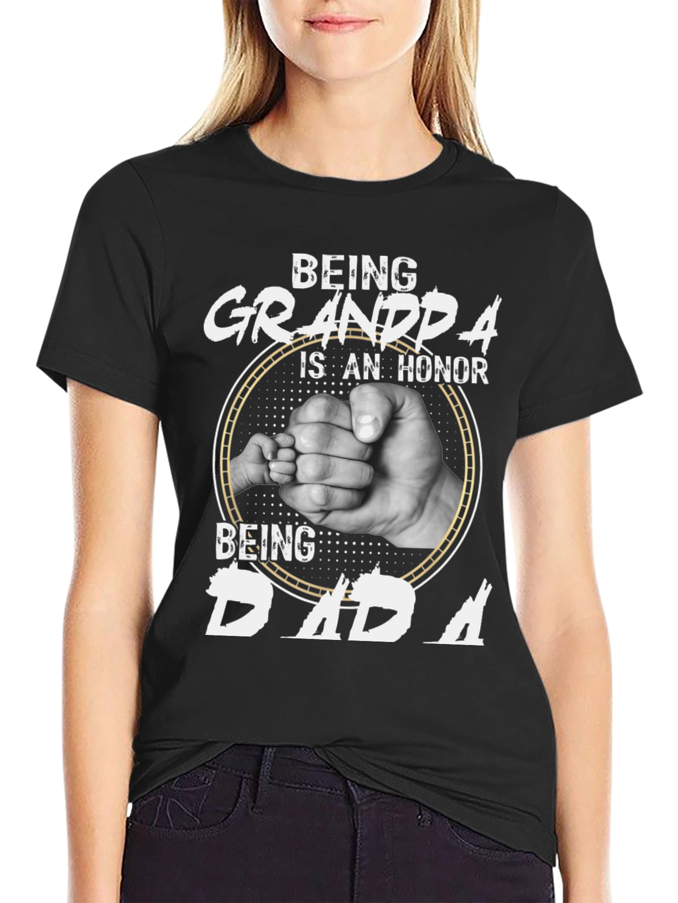 Being Grandpa Honor T-Shirt