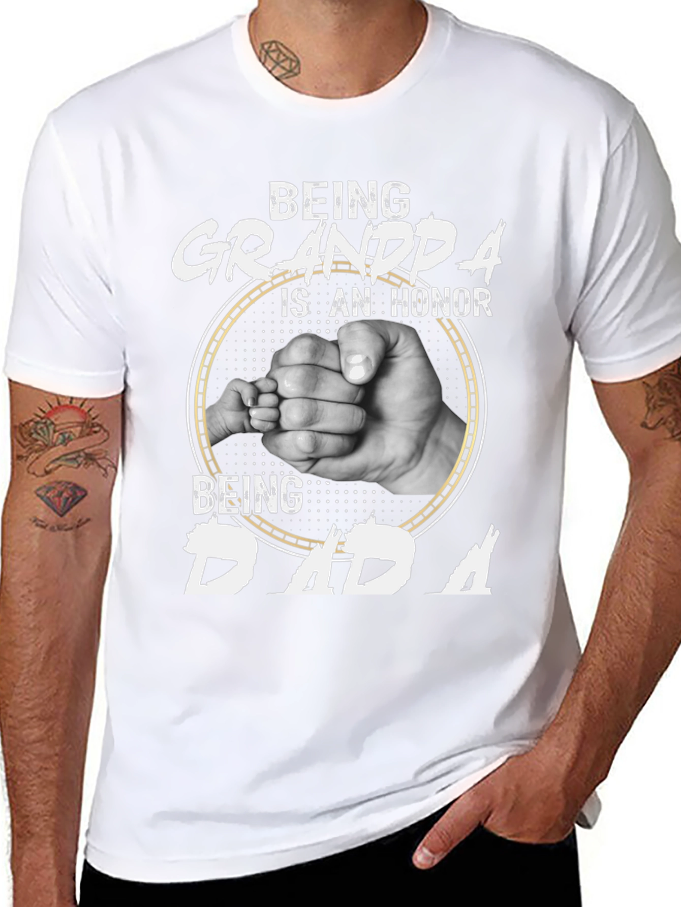 Being Grandpa Honor T-Shirt