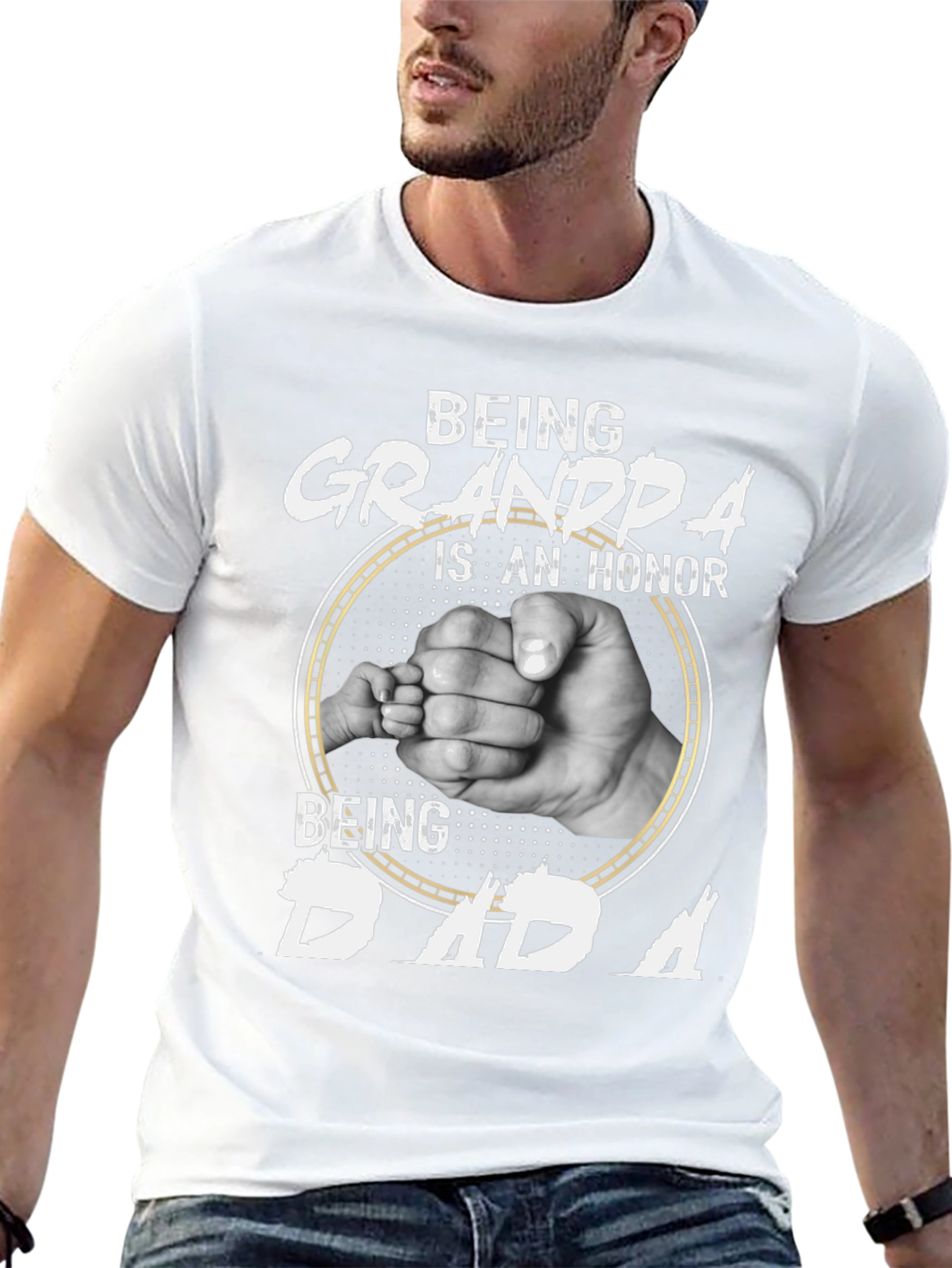 Being Grandpa Honor T-Shirt