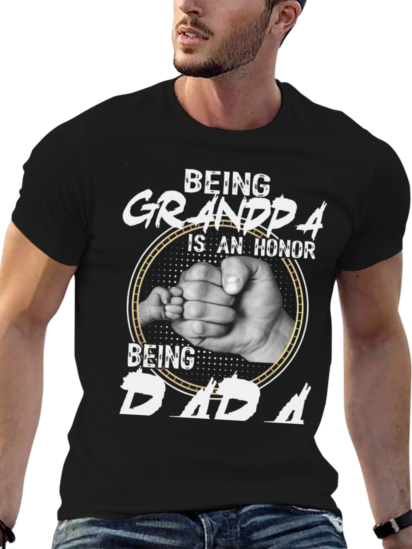 Being Grandpa Honor T-Shirt