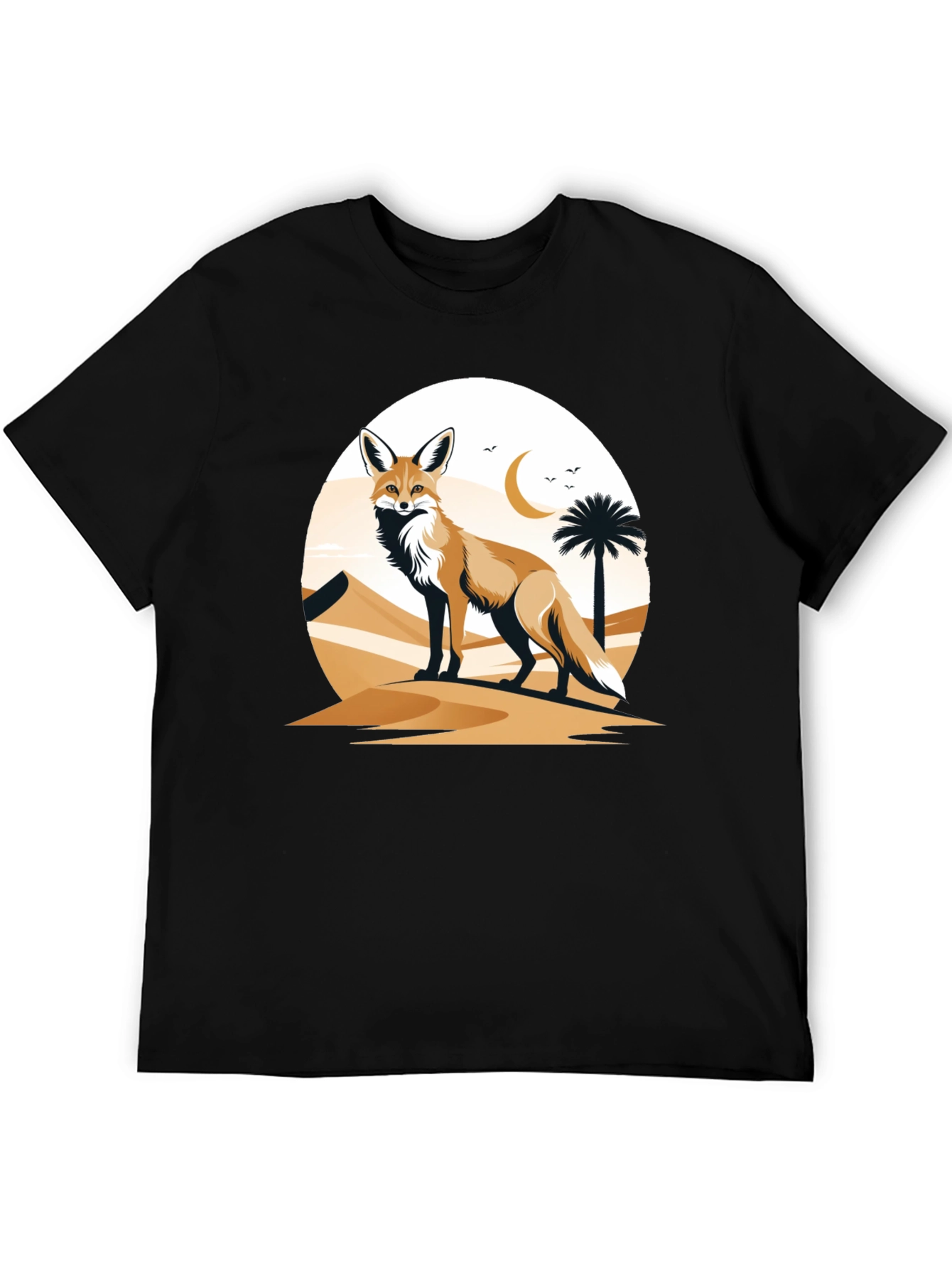 Desert Fox Graphic T-Shirt - Unique Design