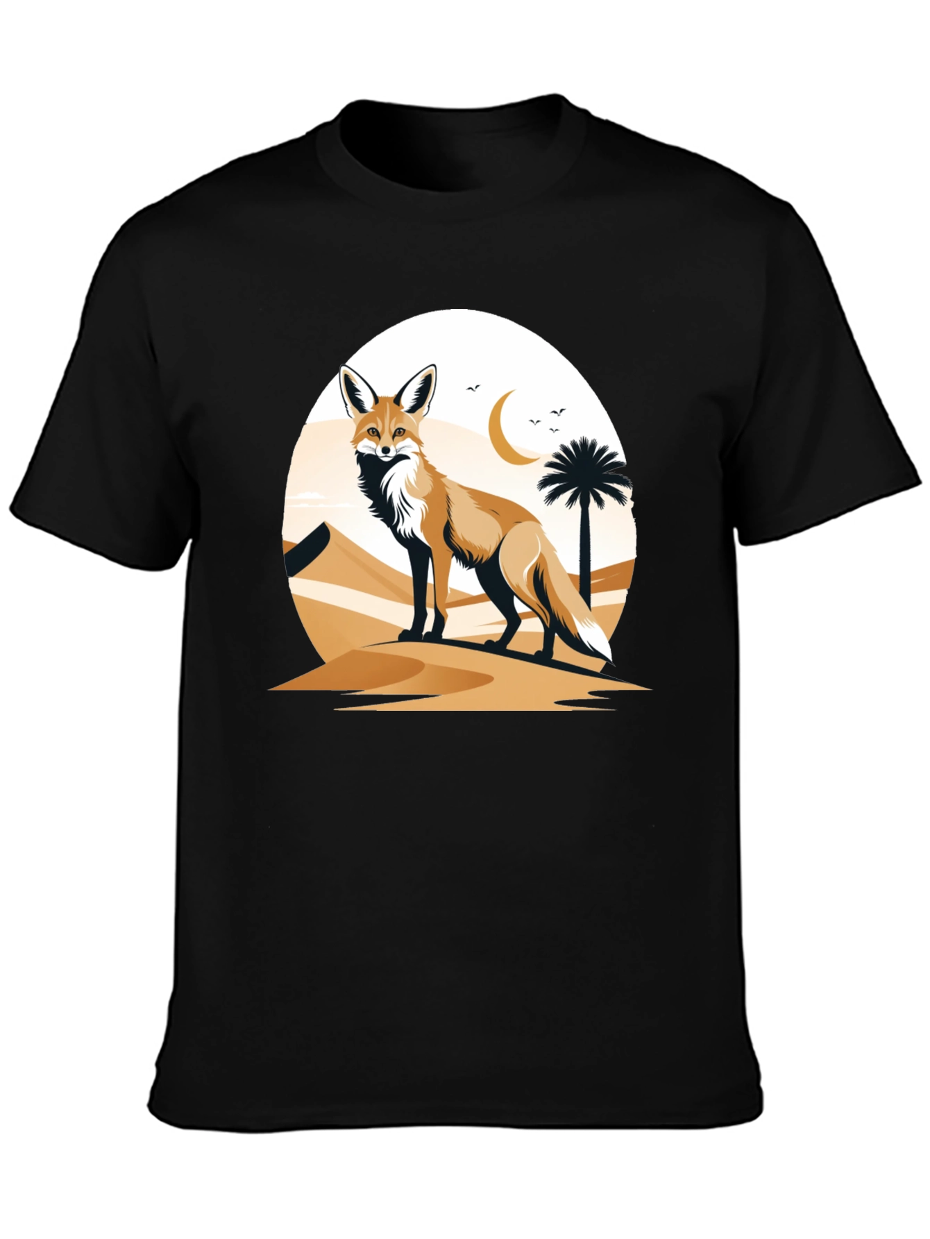 Desert Fox Graphic T-Shirt - Unique Design