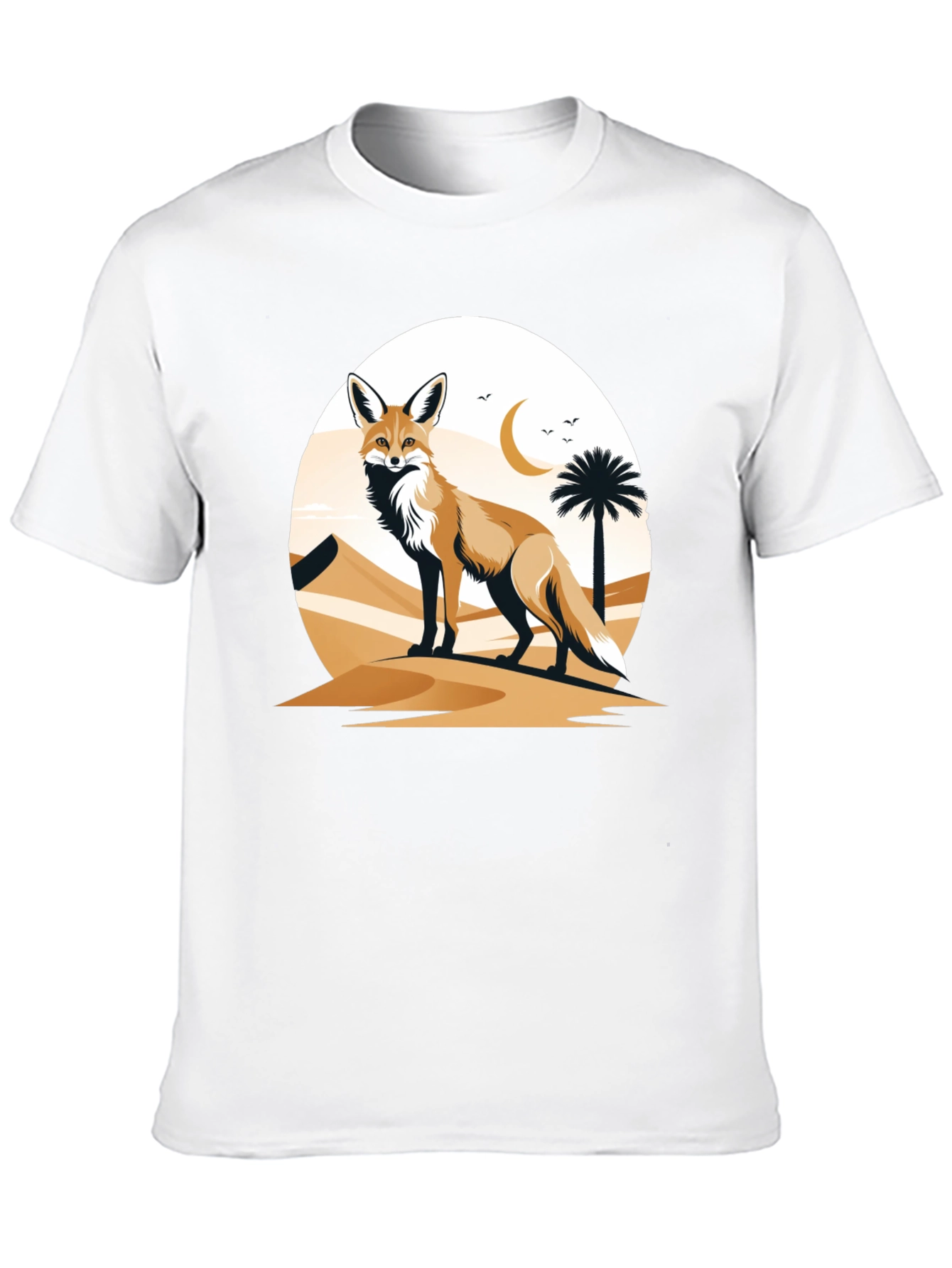 Desert Fox Graphic T-Shirt - Unique Design