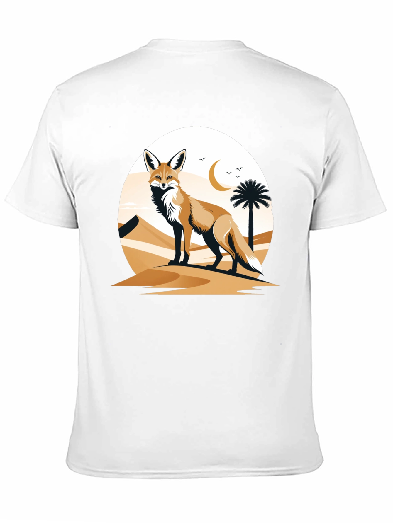 Desert Fox Graphic T-Shirt - Unique Design