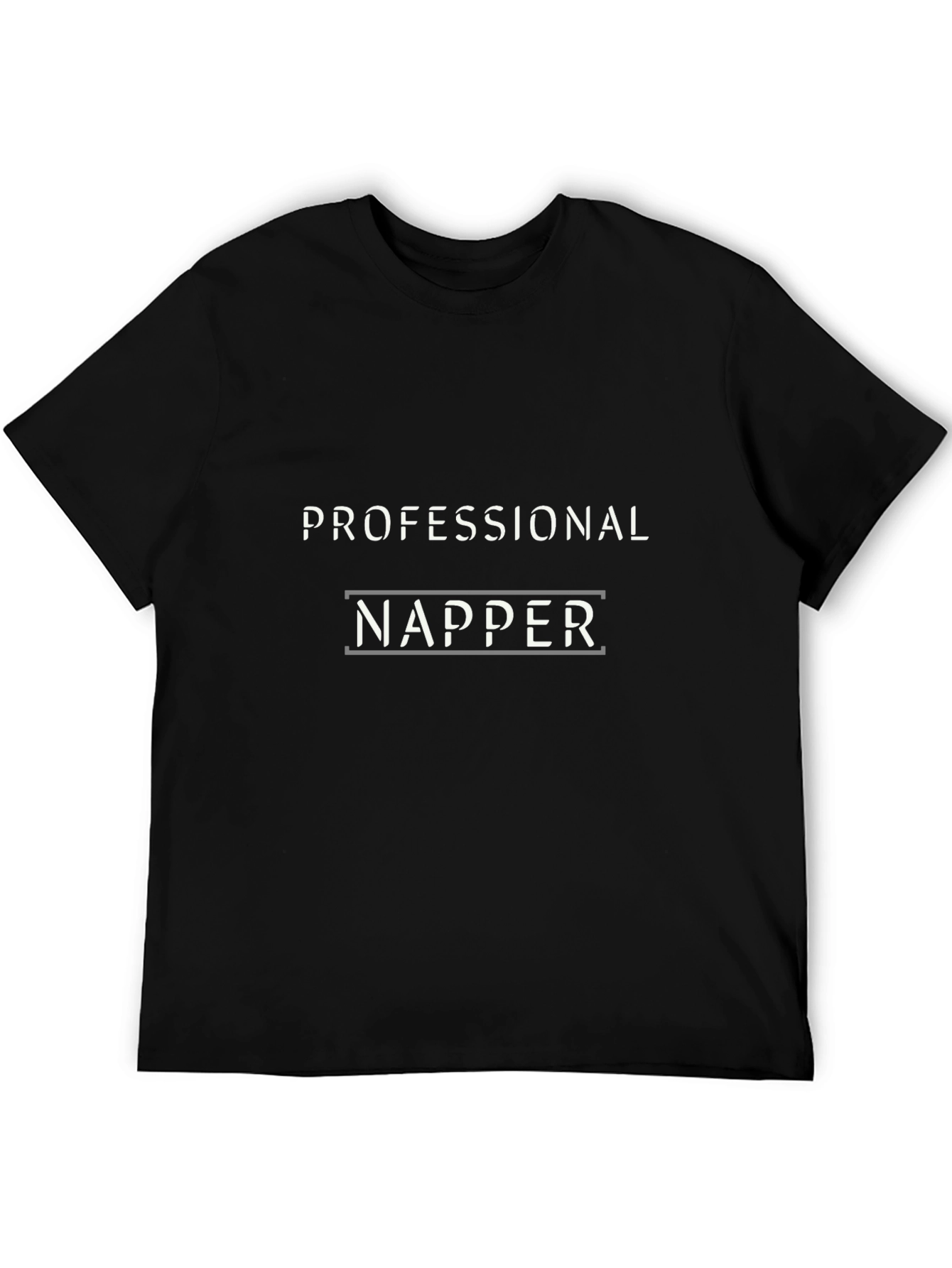Professional Napper T-Shirt - Black Cotton Tee