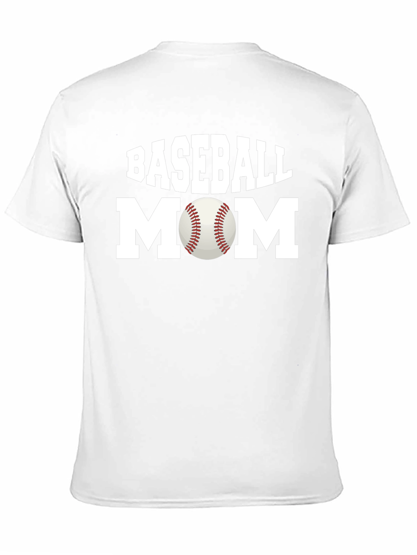 Baseball Mom Graphic T-Shirt - Black