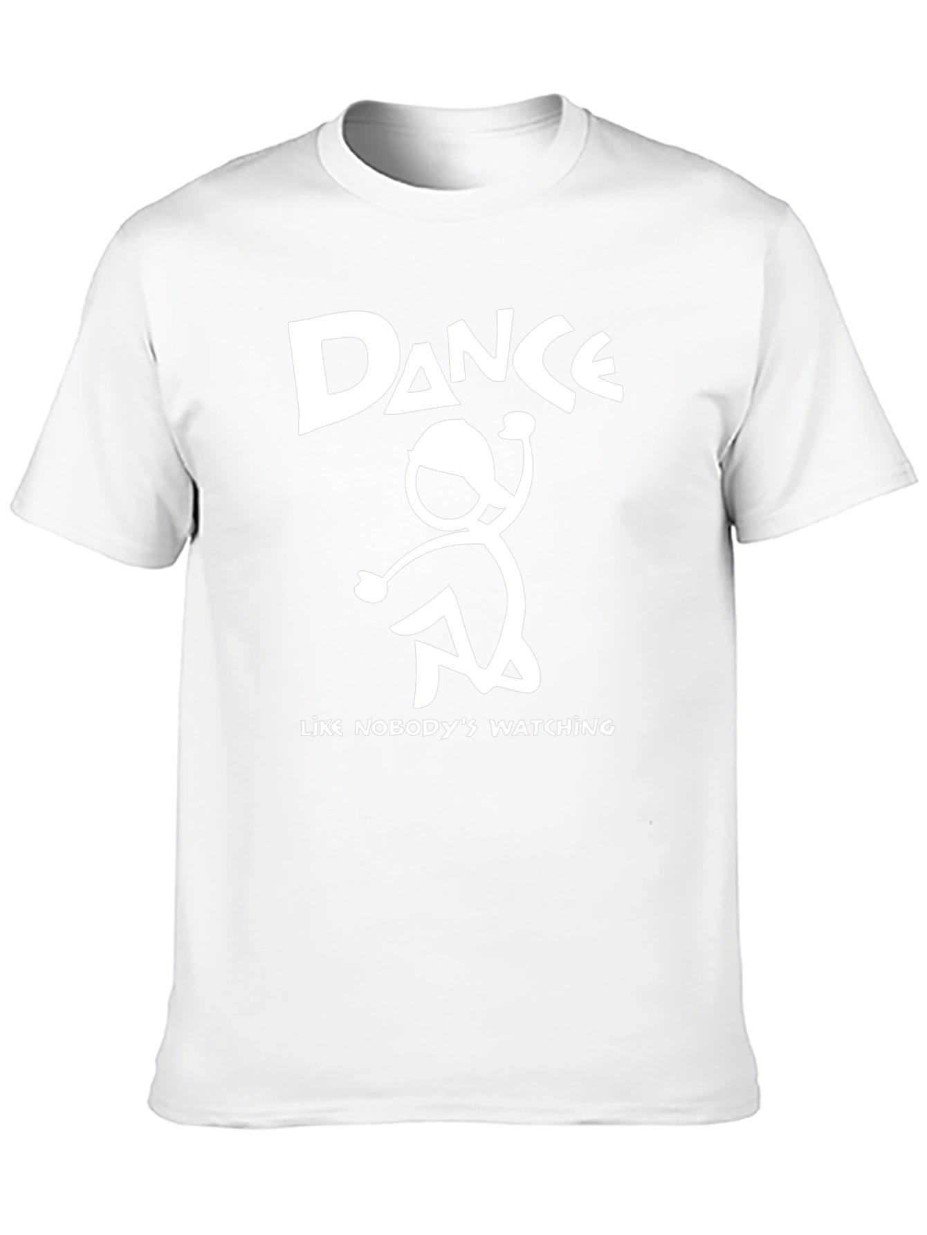 Dance Like Nobodys Watching Black Graphic Tee