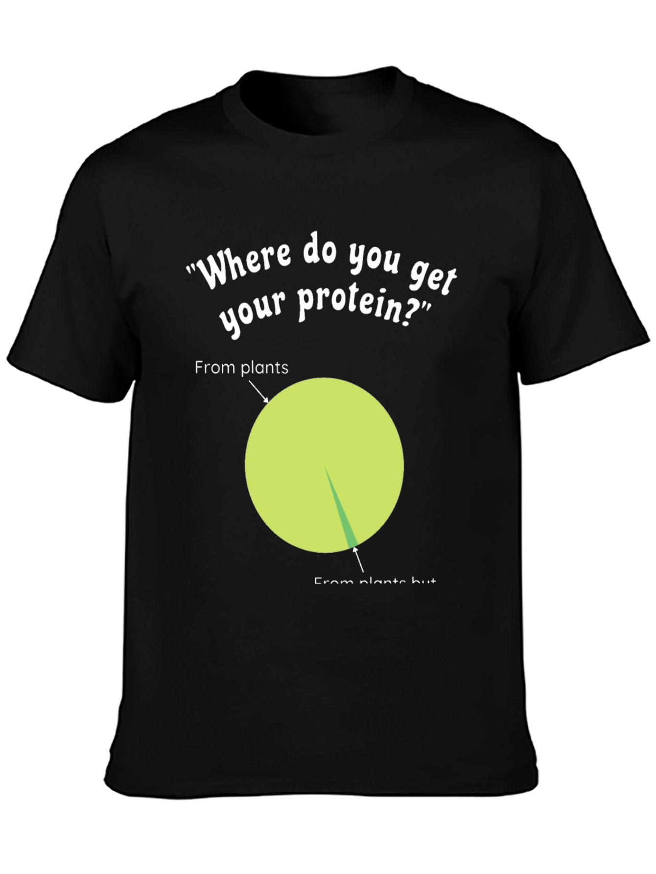 Vegan Protein T-Shirt - Funny Plant Based Diet Tee