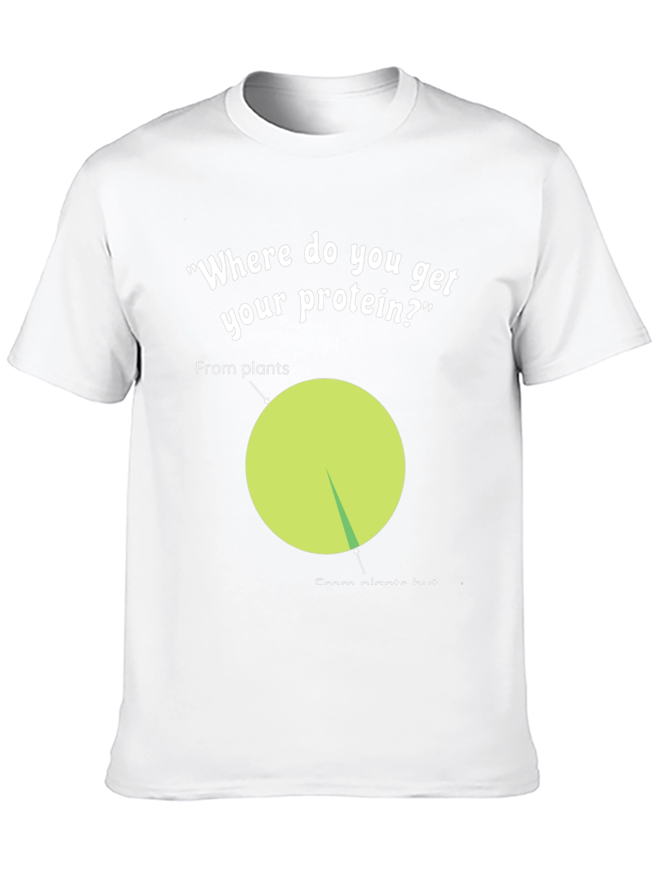 Vegan Protein T-Shirt - Funny Plant Based Diet Tee
