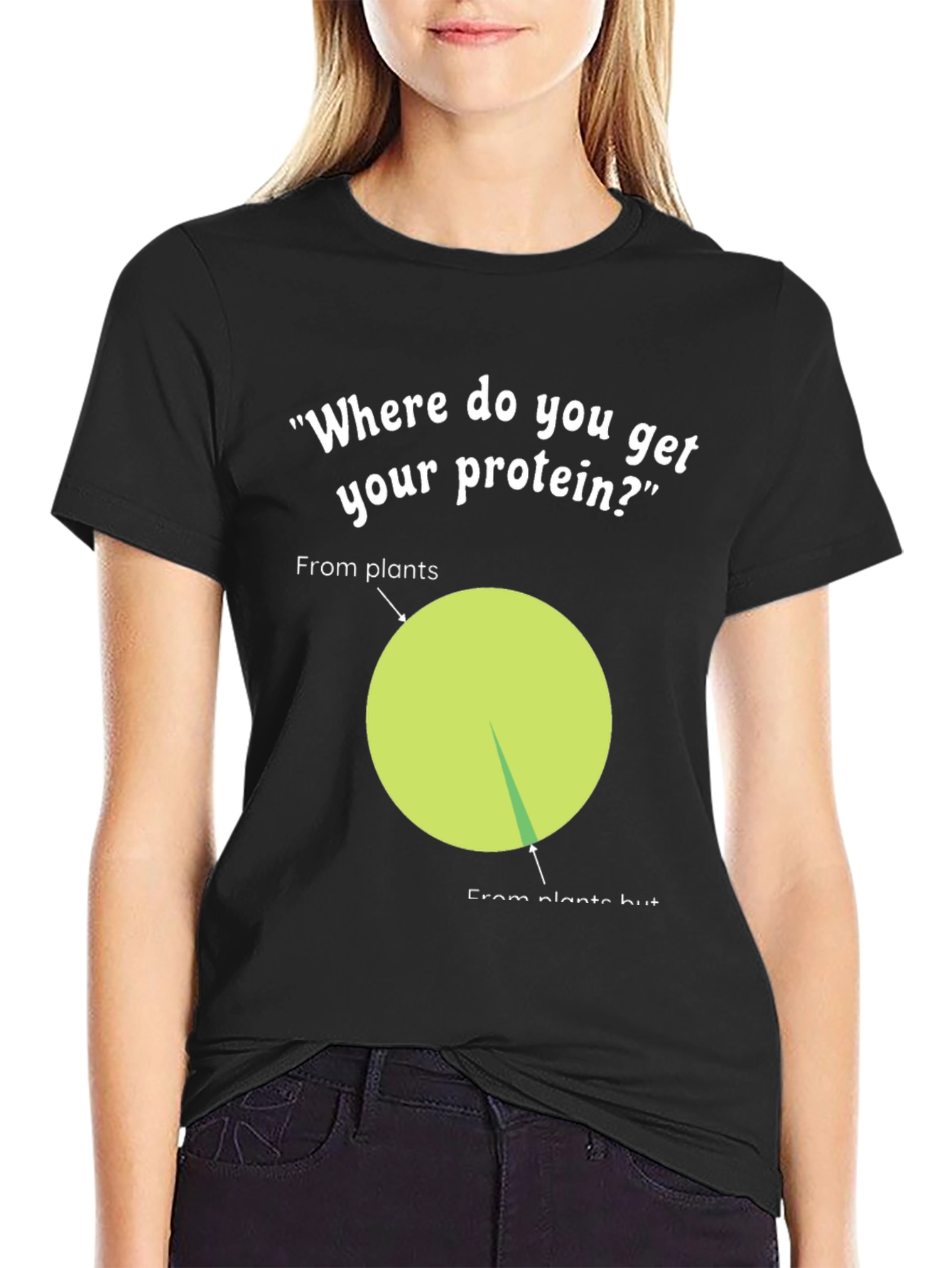 Vegan Protein T-Shirt - Funny Plant Based Diet Tee