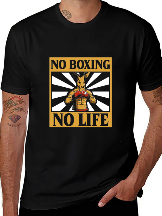 No Boxing No Life Kangaroo Graphic Tee