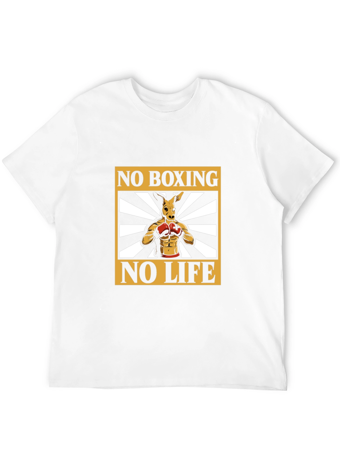 No Boxing No Life Kangaroo Graphic Tee