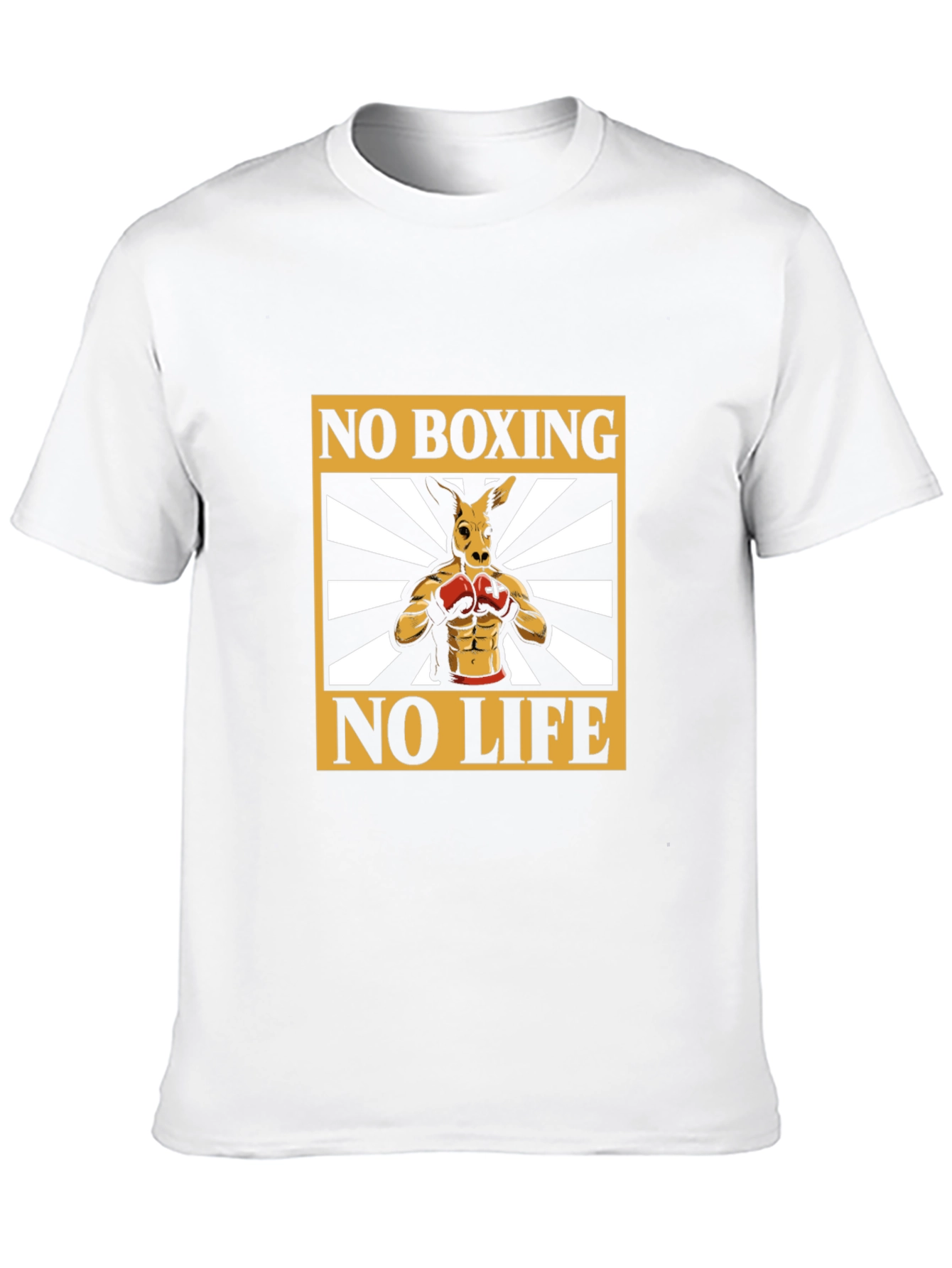 No Boxing No Life Kangaroo Graphic Tee
