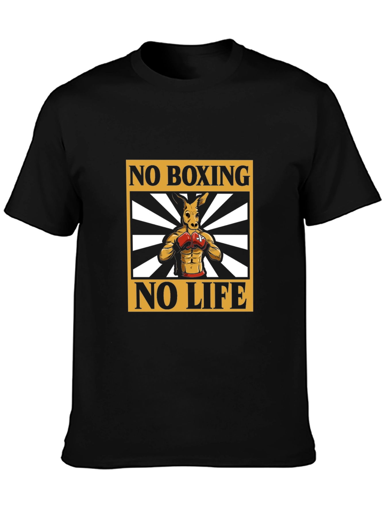 No Boxing No Life Kangaroo Graphic Tee