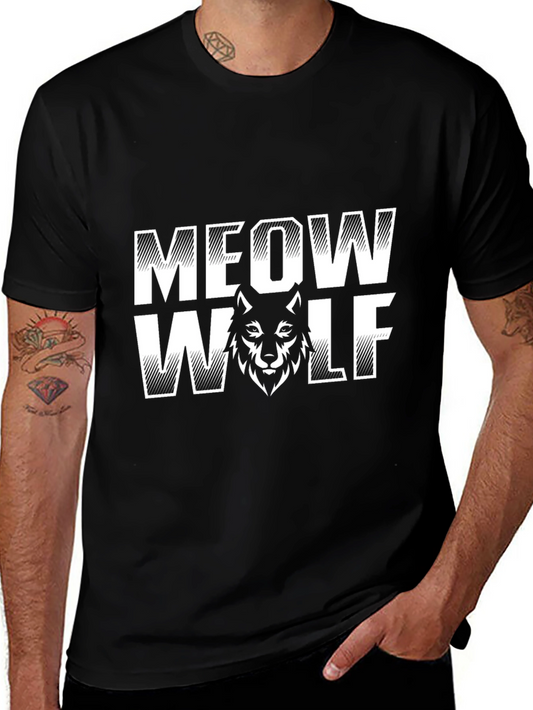 Meow Wolf Graphic Tee - Black Cotton T-Shirt
