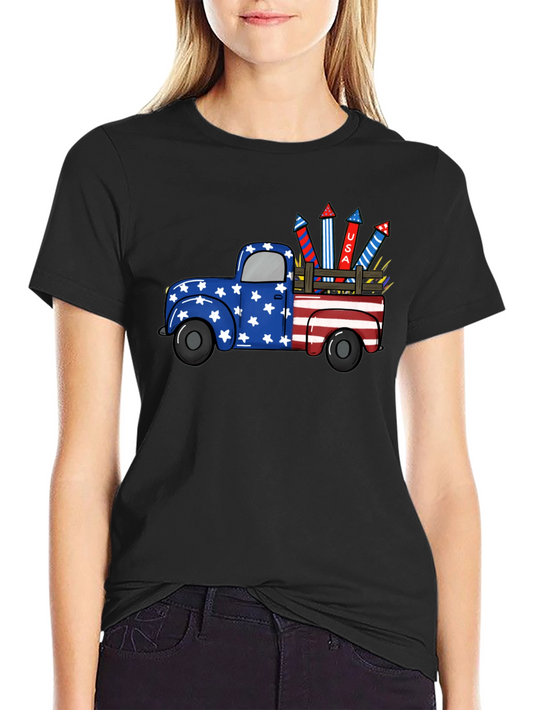 Patriotic Truck T-Shirt