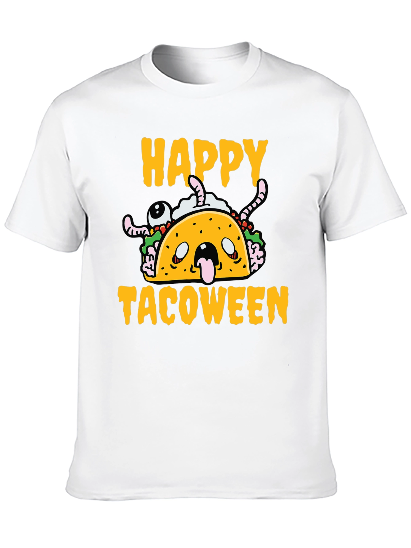 Happy Tacoween Black T-Shirt