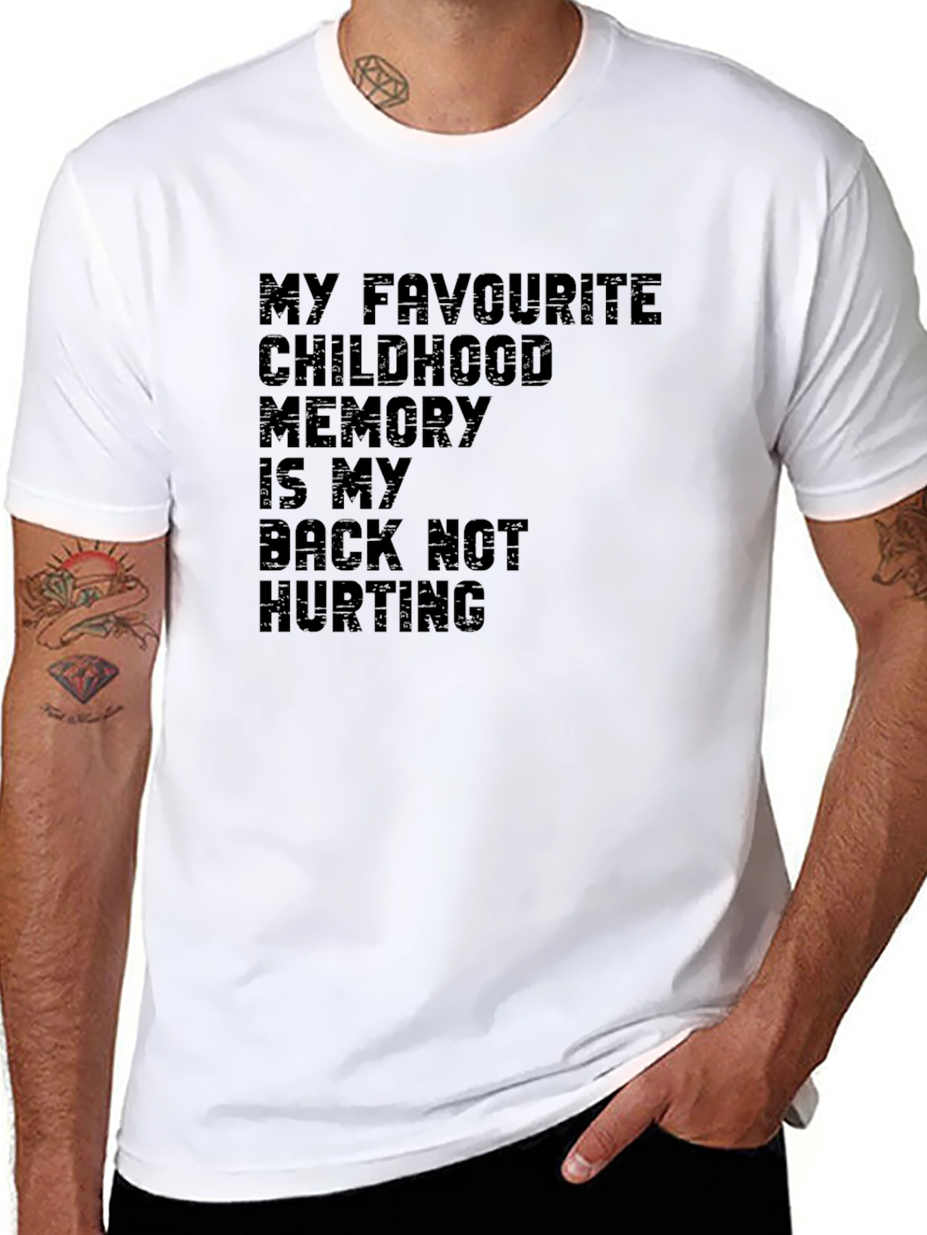 Funny Back Not Hurting Graphic Tee