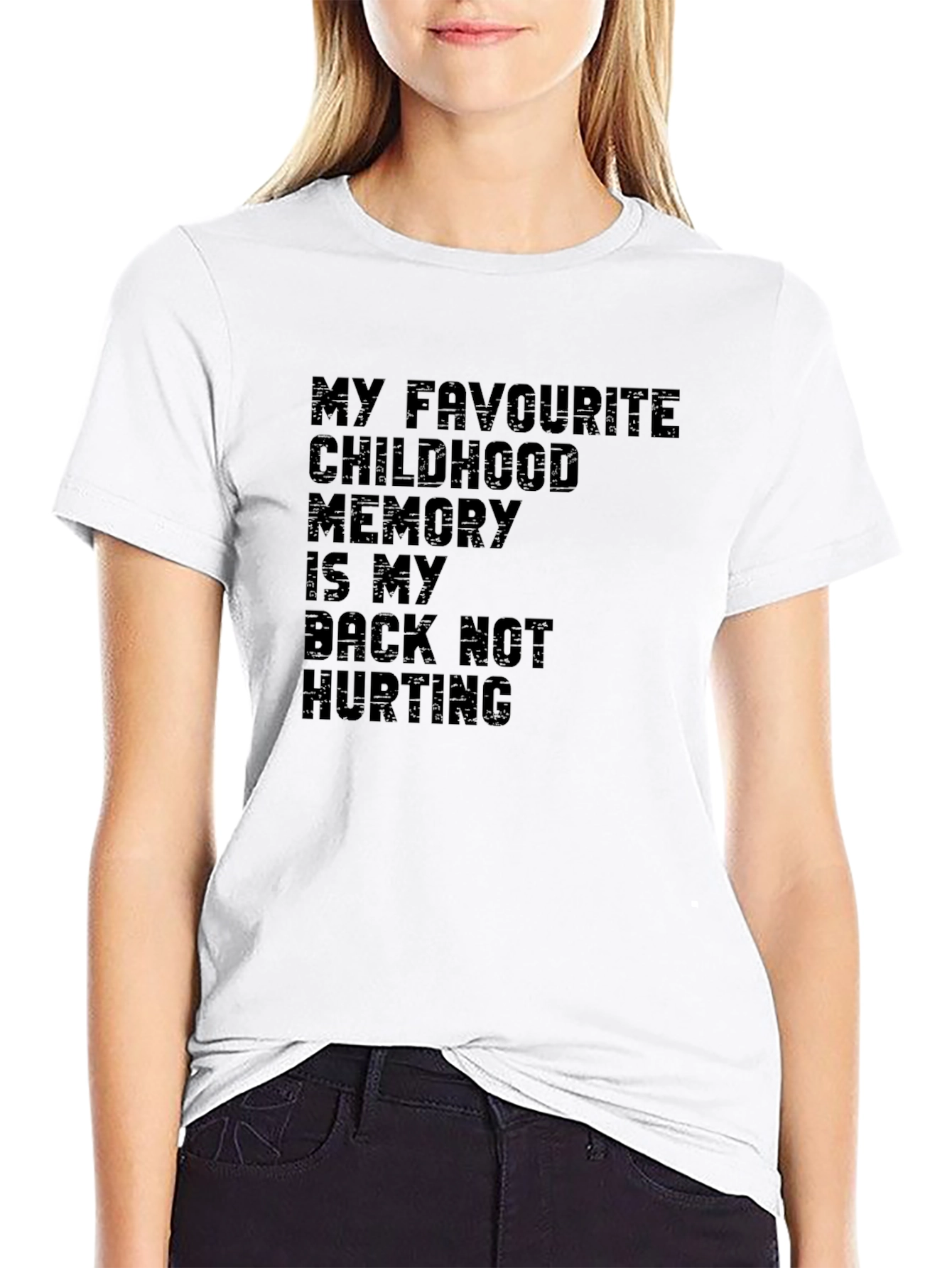 Funny Back Not Hurting Graphic Tee