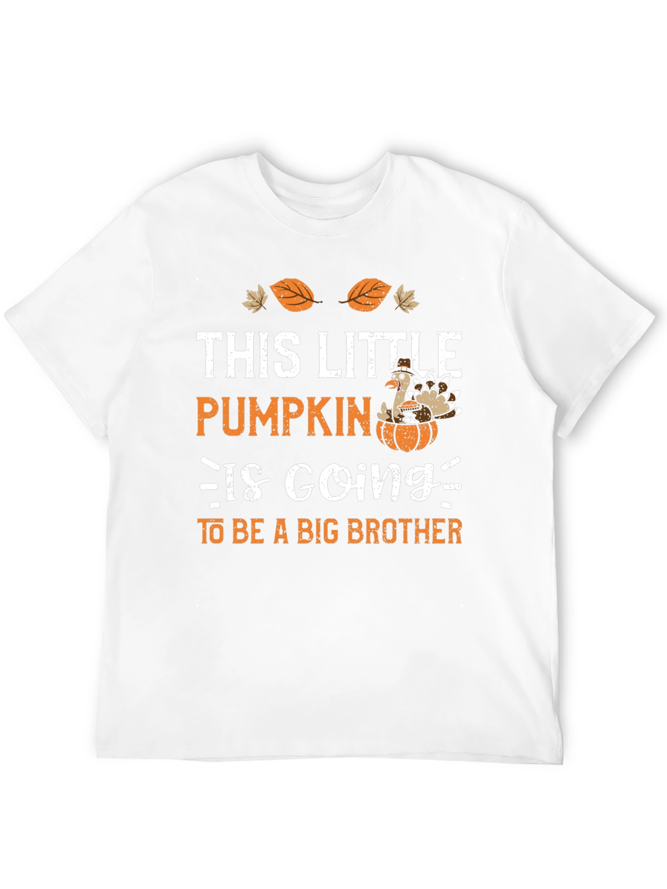 Big Brother Thanksgiving Pumpkin Turkey T-Shirt
