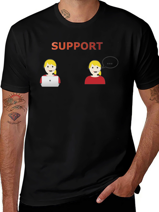 Support Agent Graphic T-Shirt
