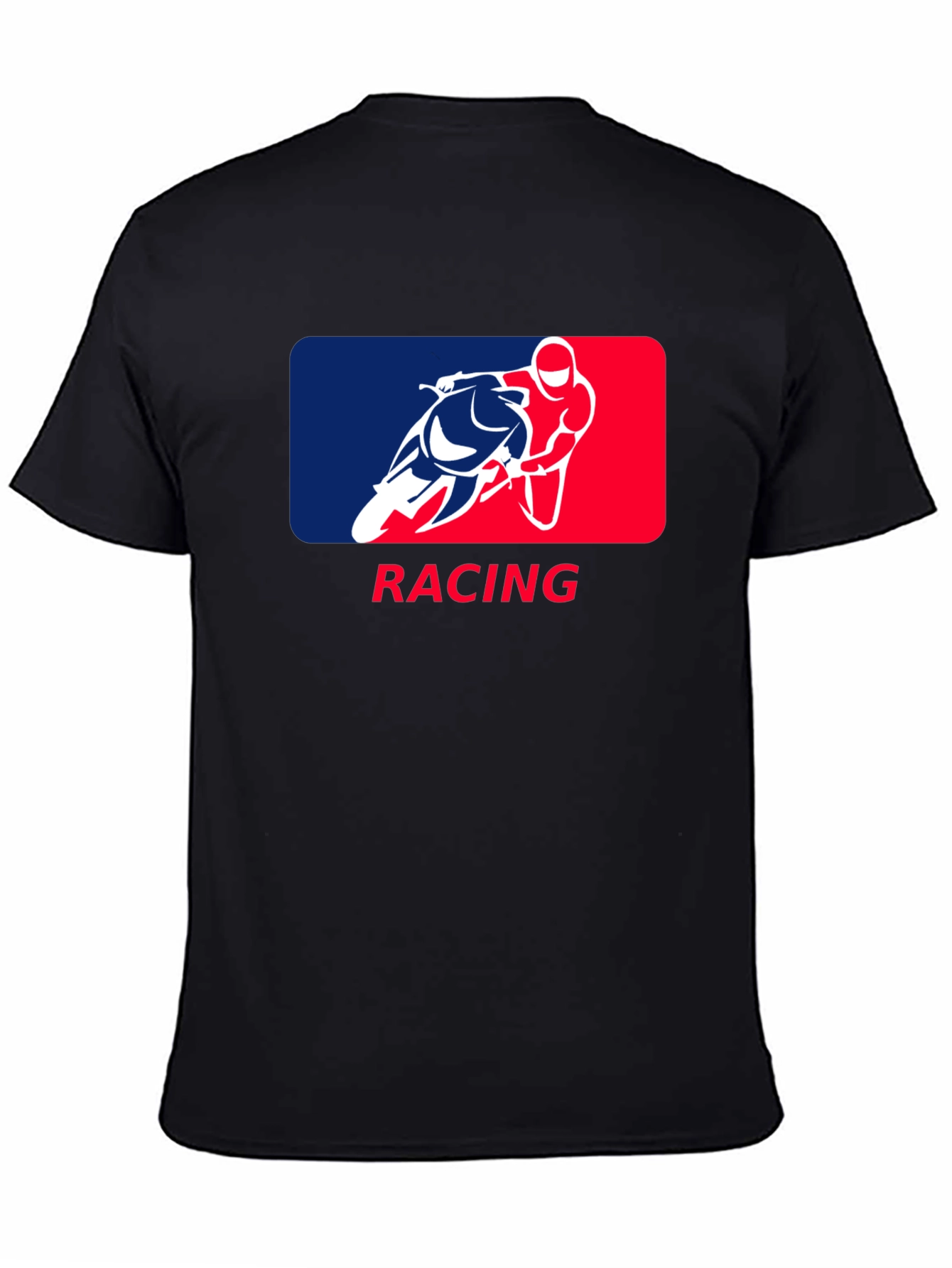 Racing Graphic T-Shirt - Black Cotton Tee