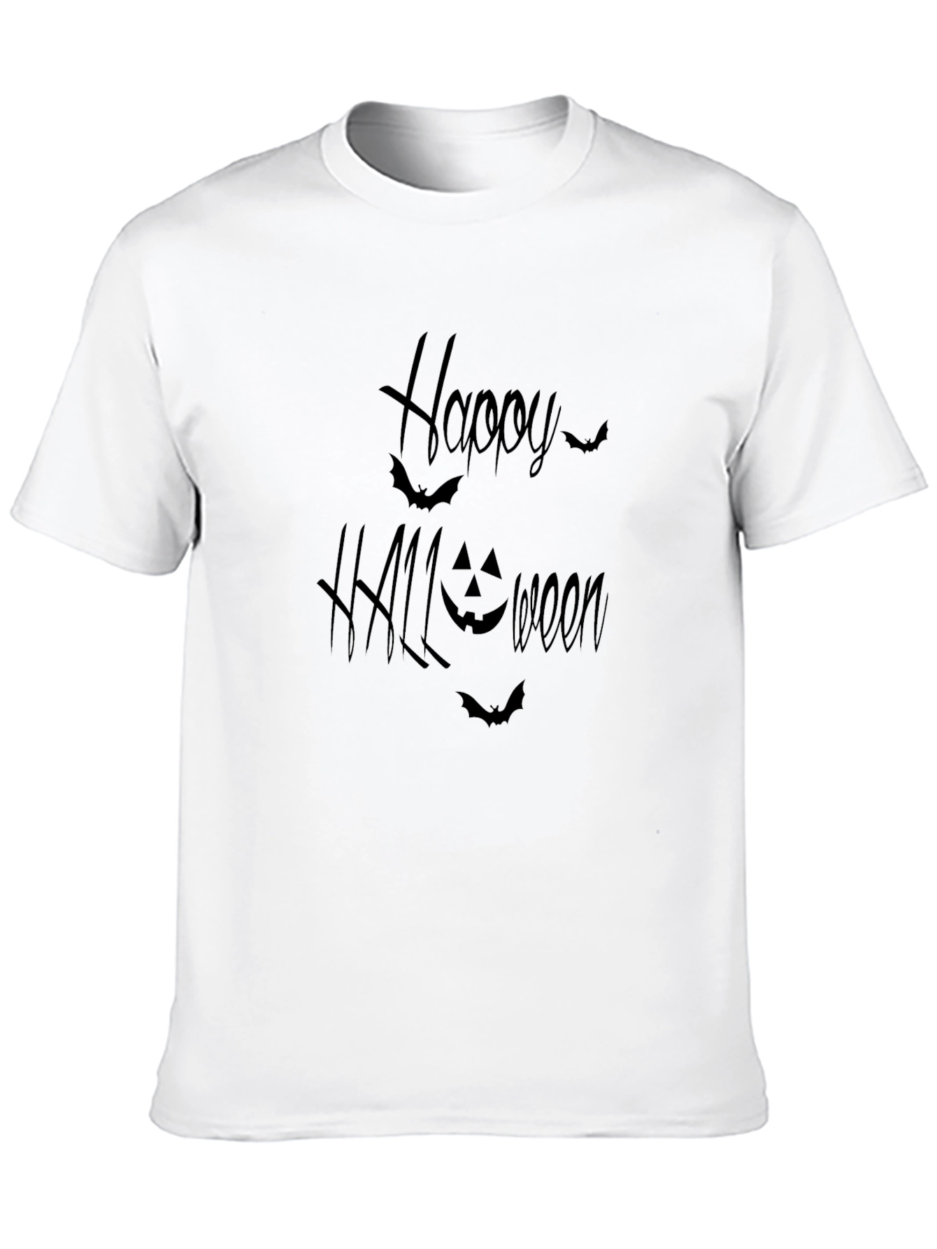 Happy Halloween T-Shirt Bat Graphic Tee