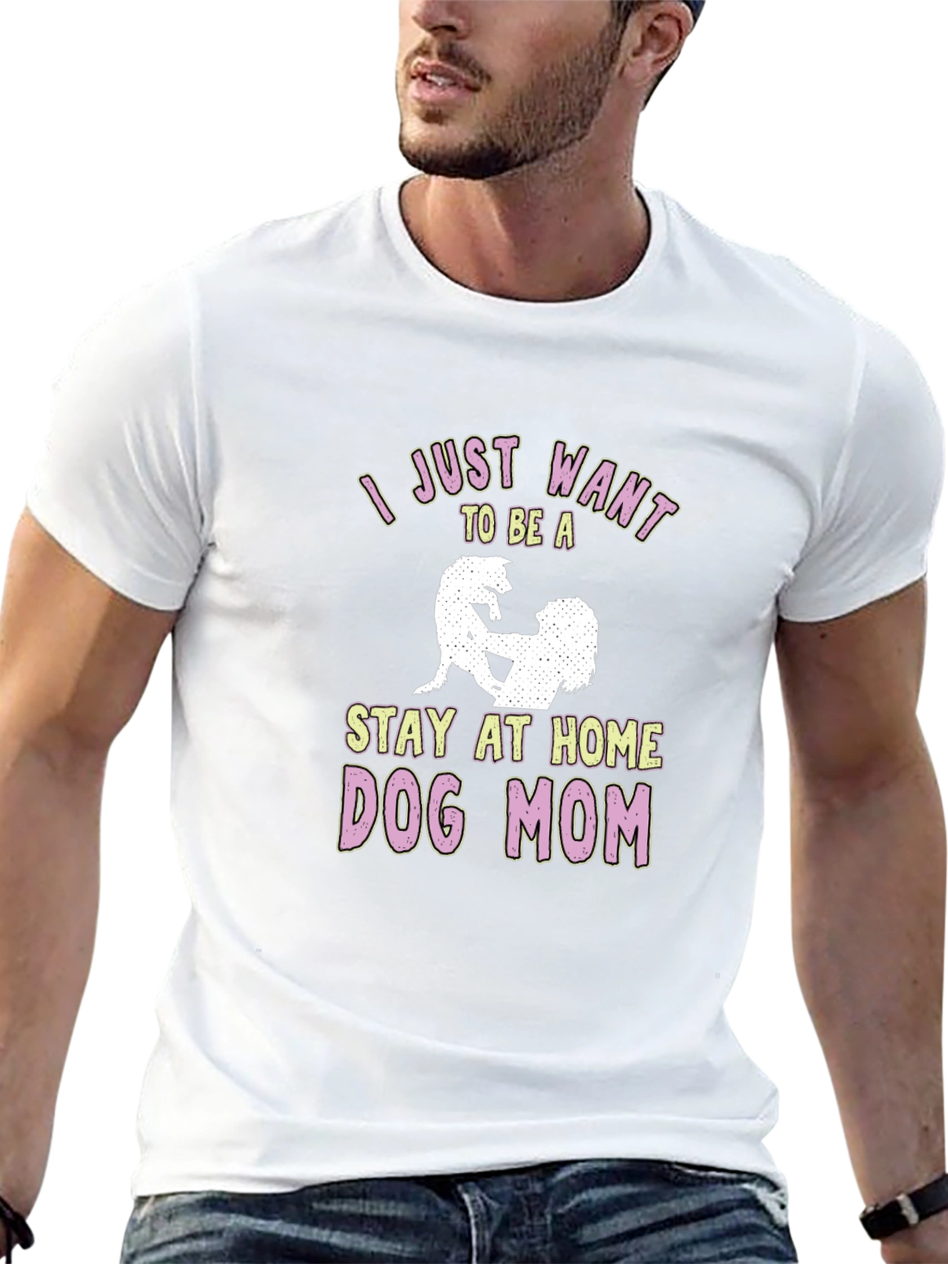 Stay at Home Dog Mom T-Shirt