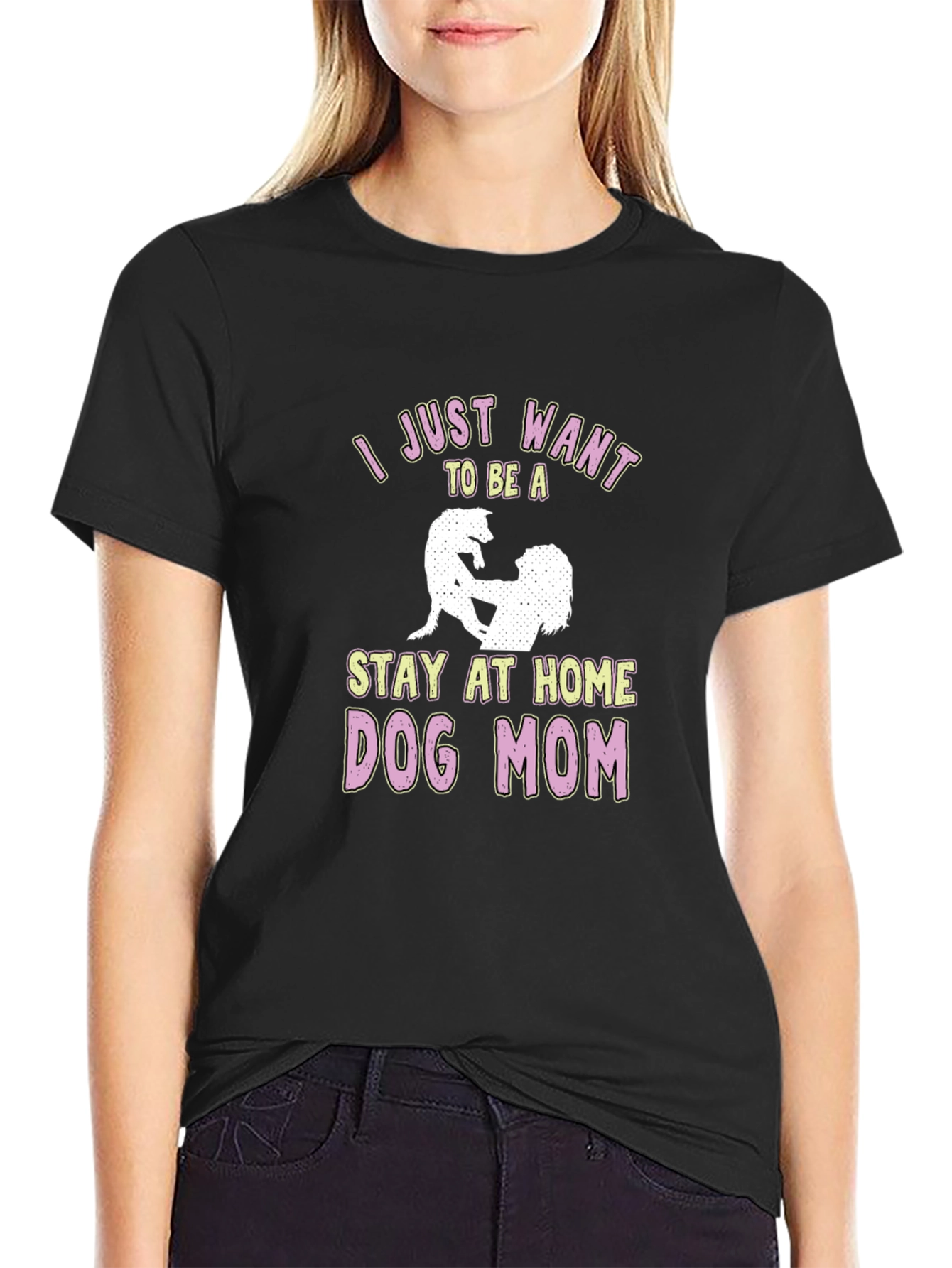 Stay at Home Dog Mom T-Shirt