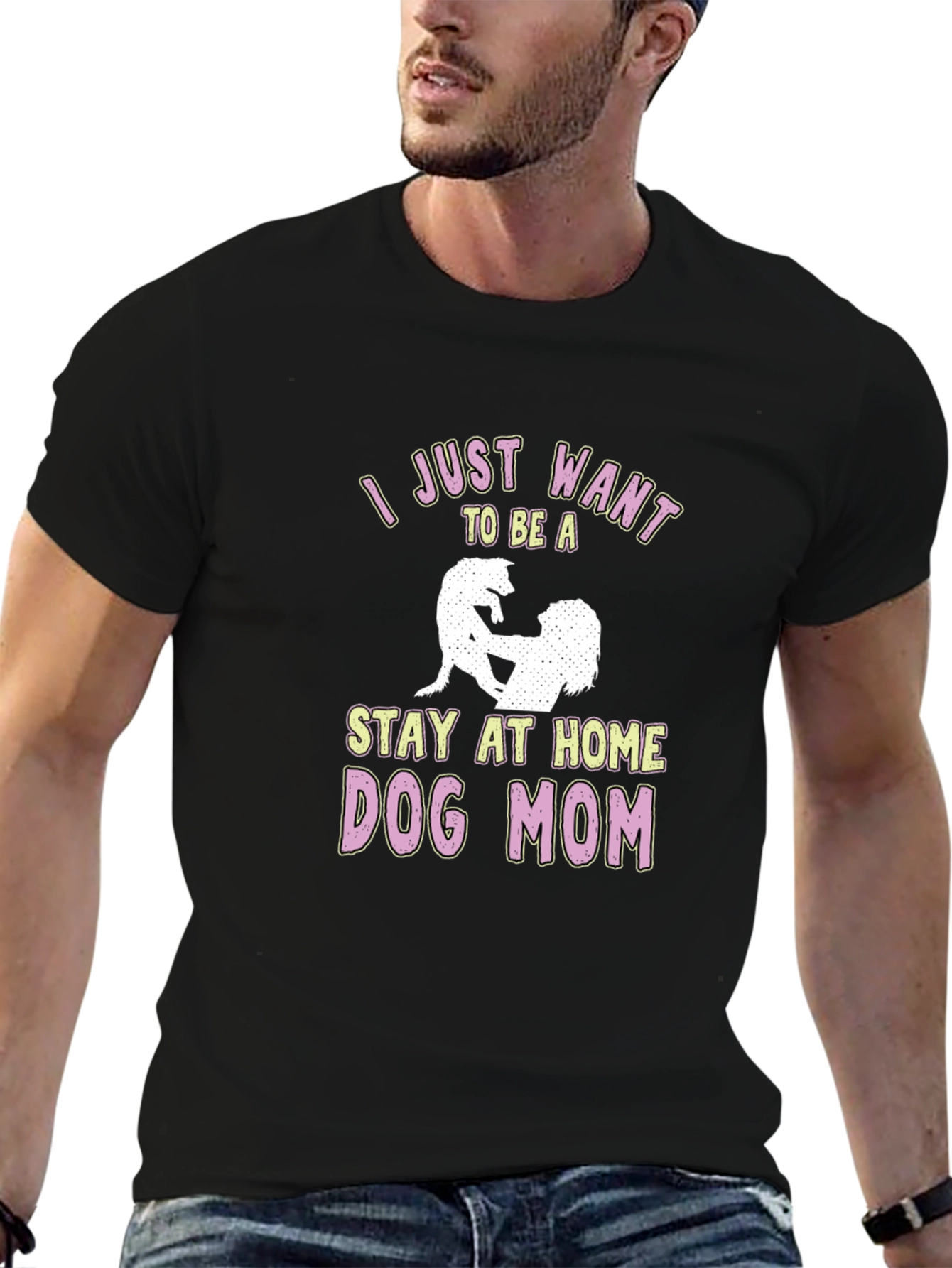 Stay at Home Dog Mom T-Shirt
