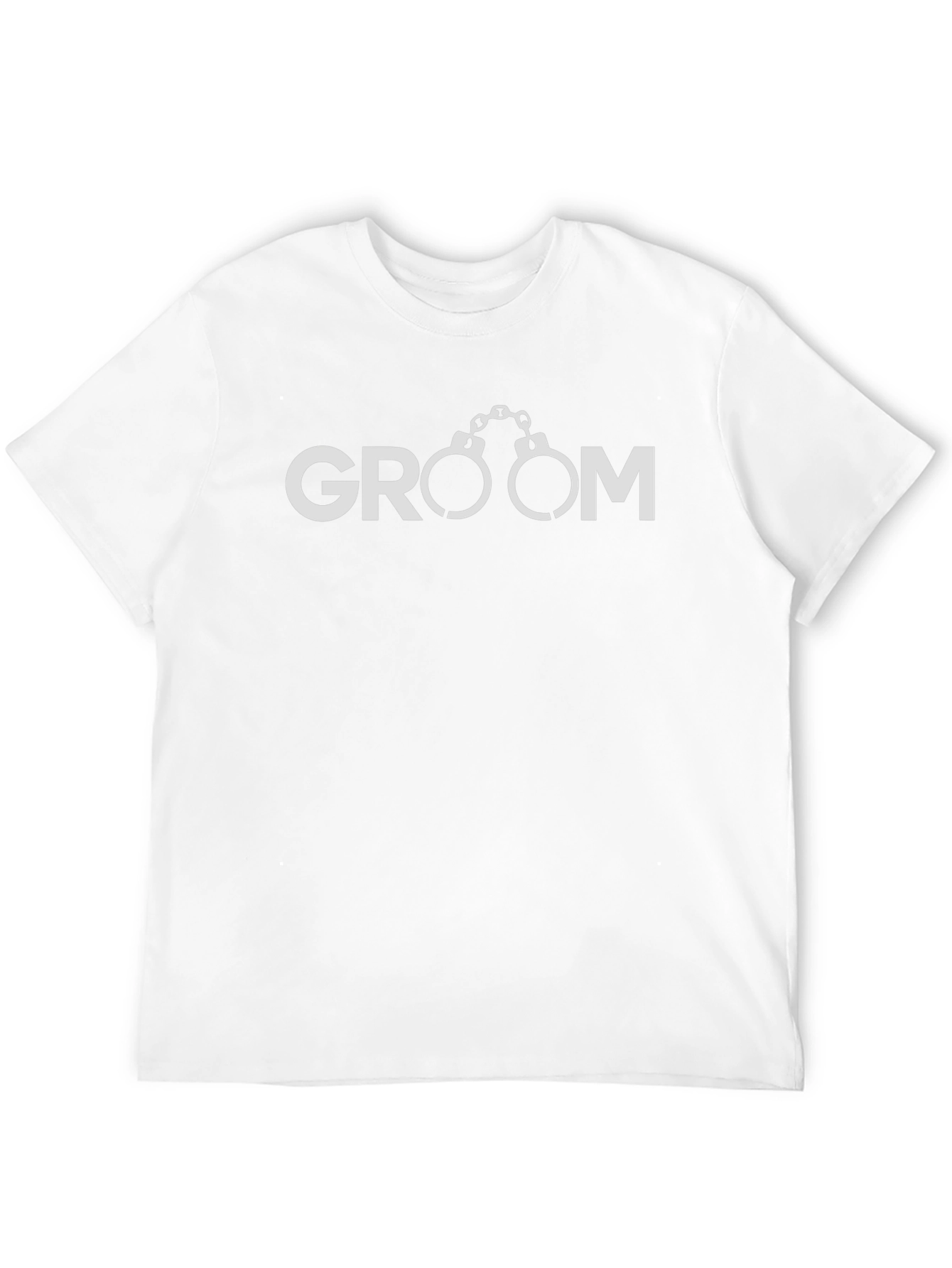 Groom Handcuffs T-Shirt - Bachelor Party Tee