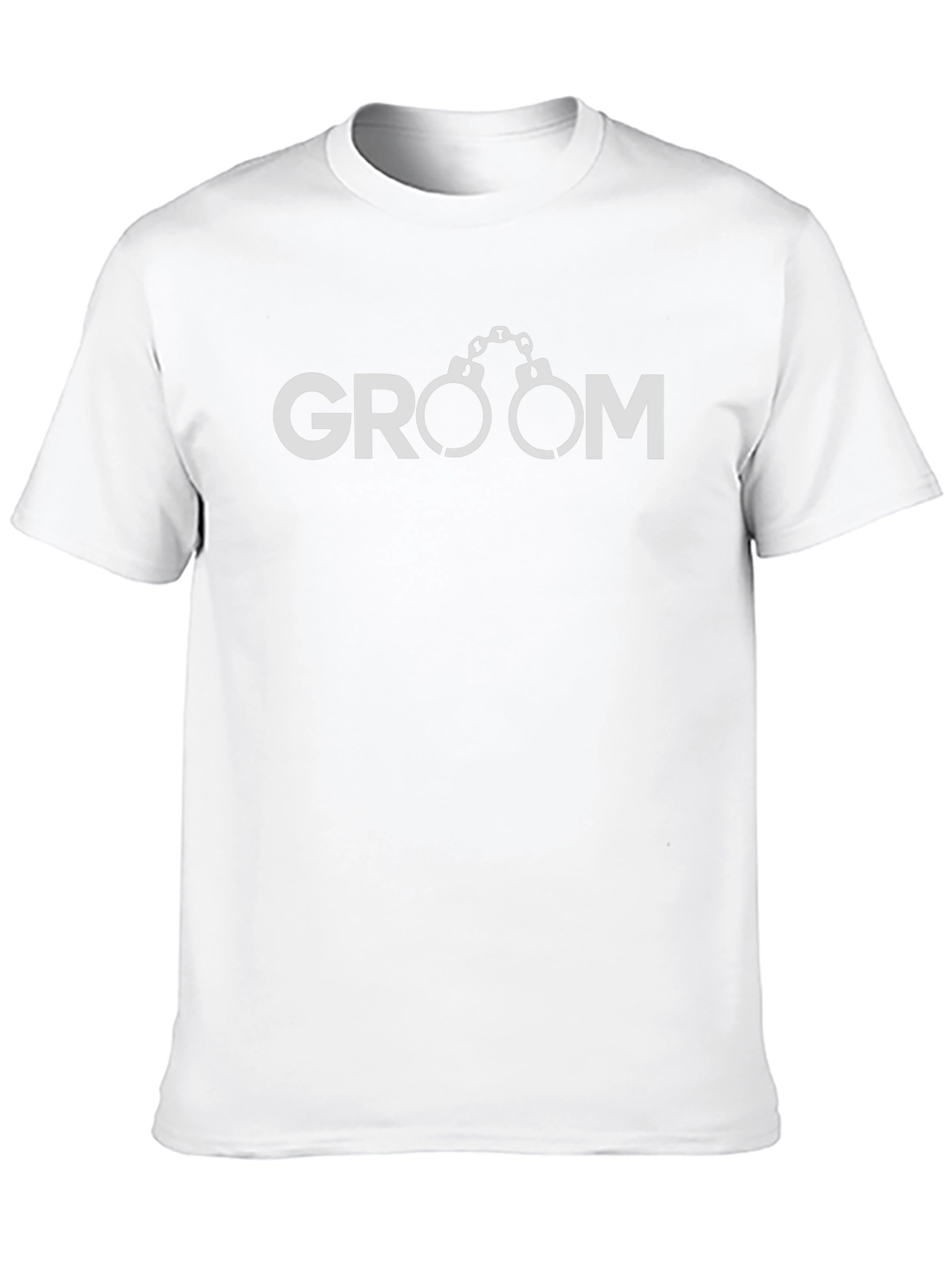 Groom Handcuffs T-Shirt - Bachelor Party Tee