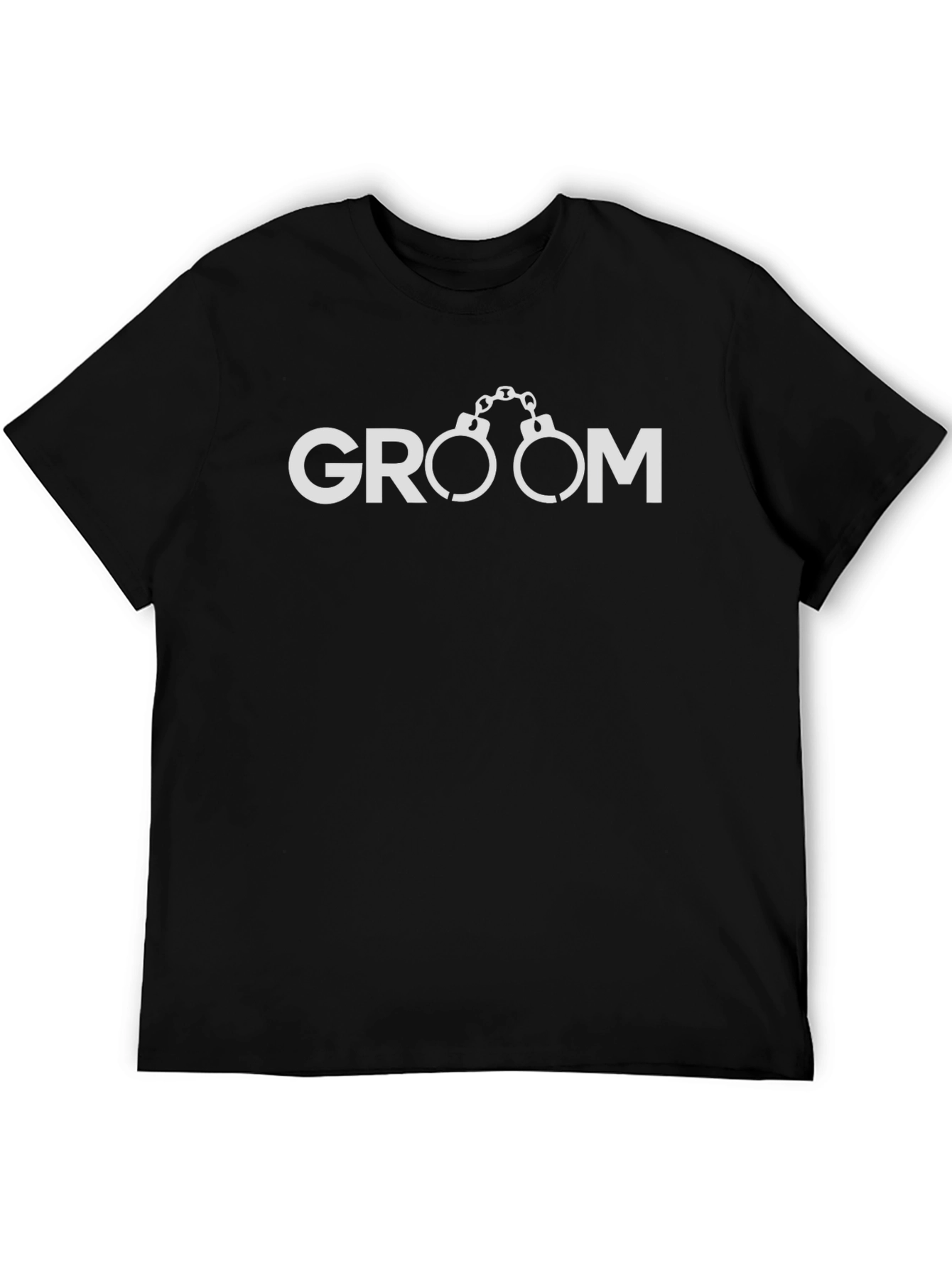 Groom Handcuffs T-Shirt - Bachelor Party Tee