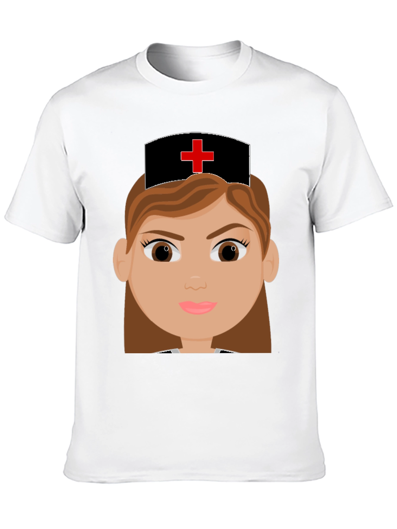Nurse Cartoon Graphic T-Shirt