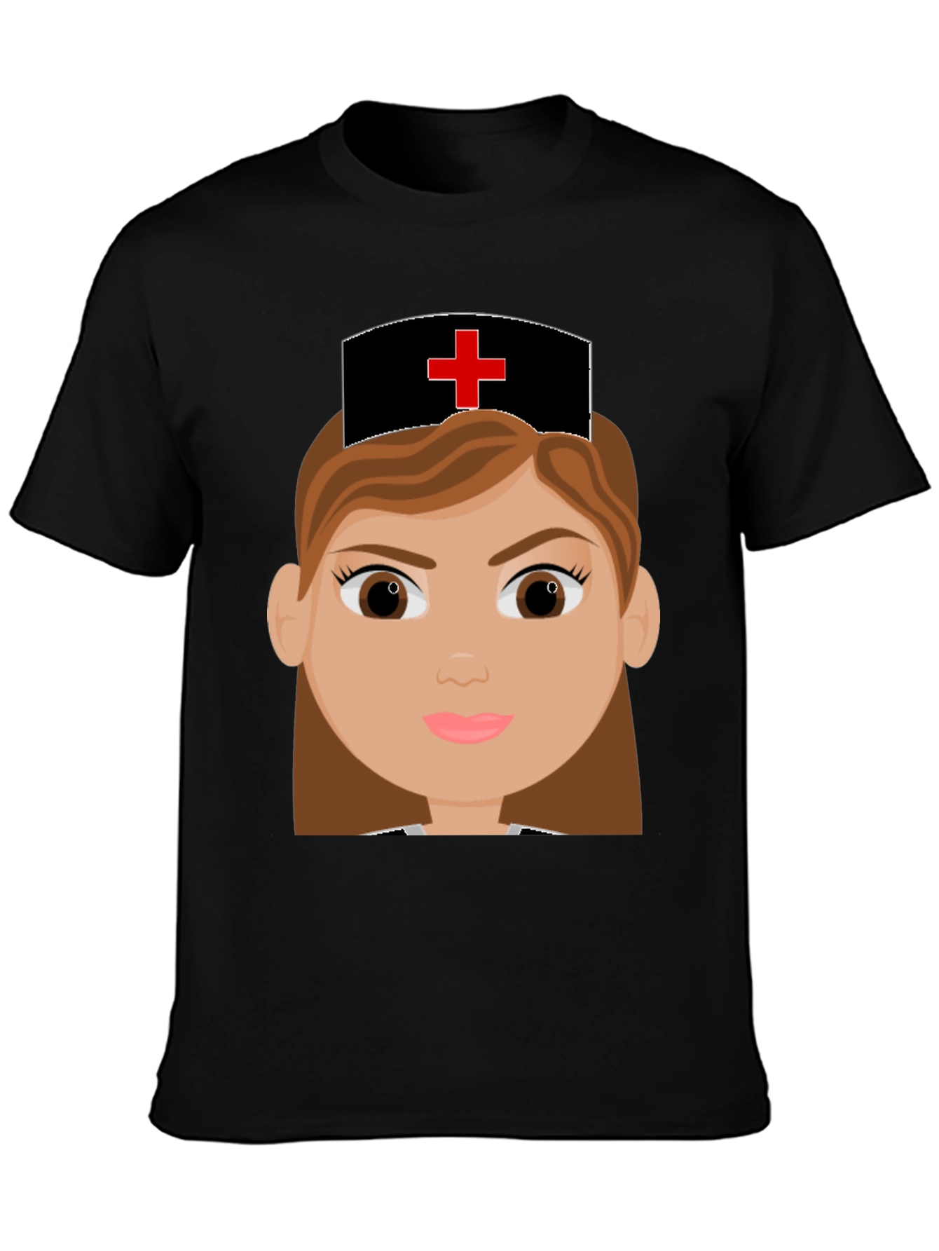 Nurse Cartoon Graphic T-Shirt